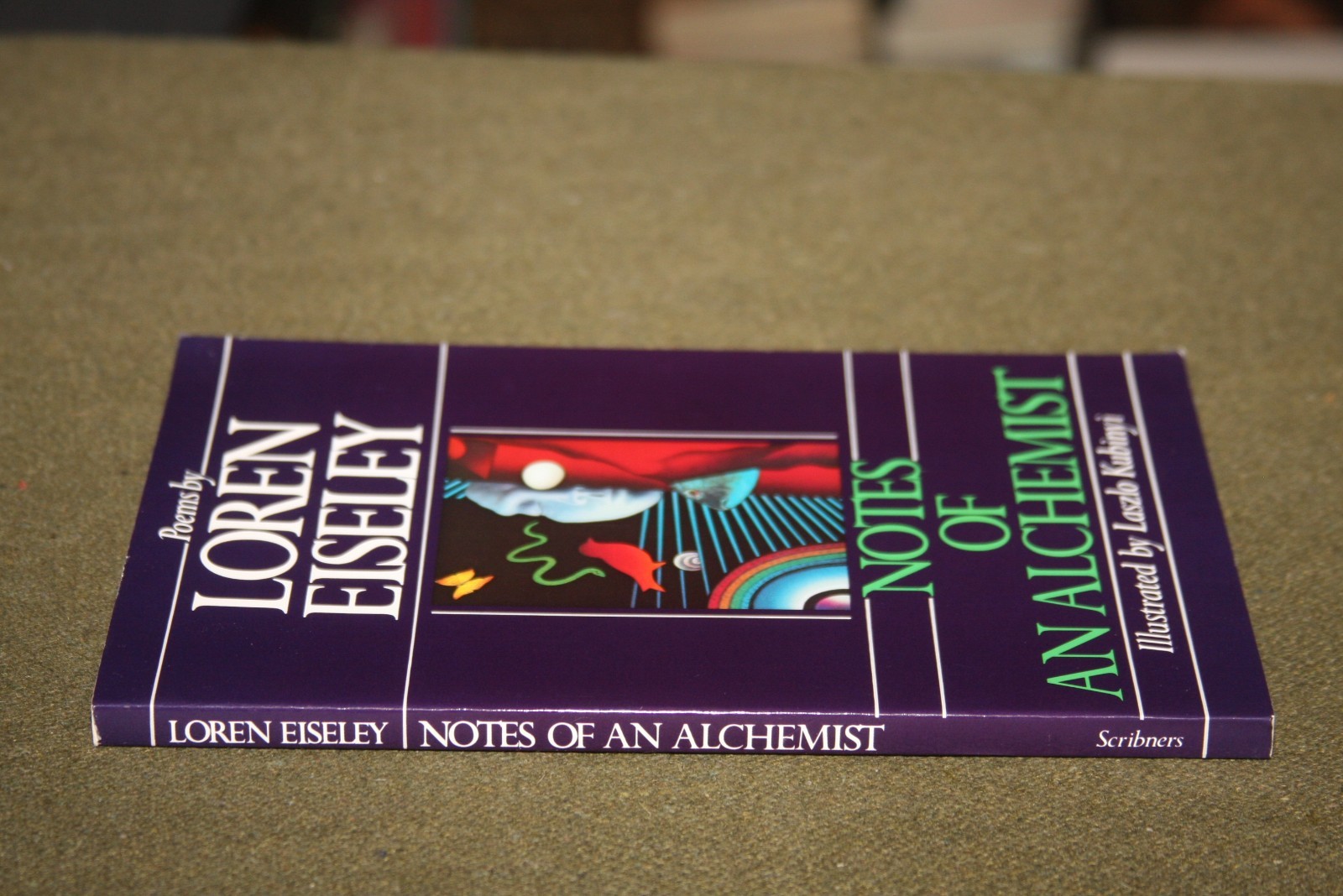 Notes of an Alchemist: Poems by Loren Eiseley 1972 TPB 5th Print Scribner