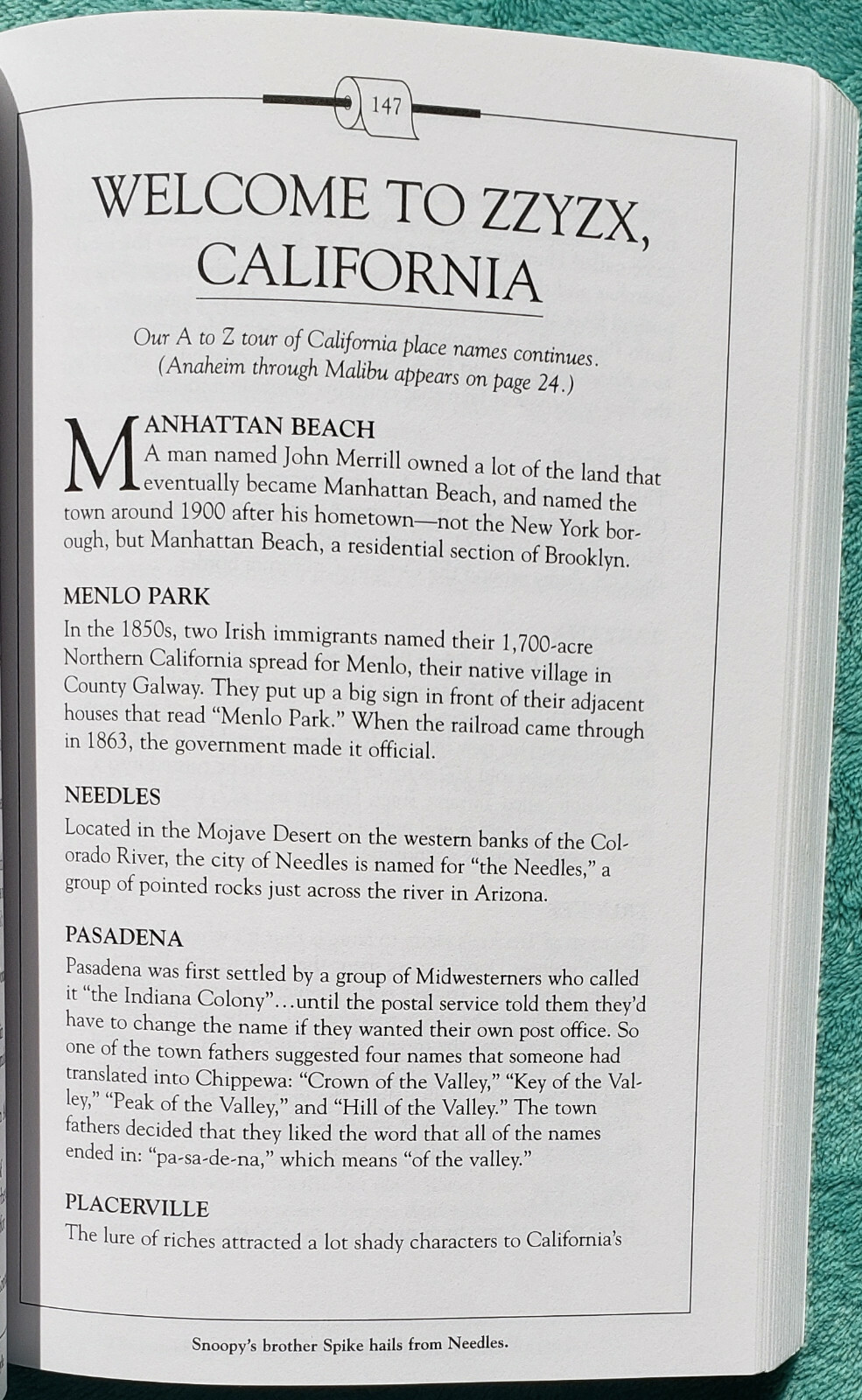 Uncle John’s Bathroom Reader Plunges Into California Trade Paperback 372 Pages