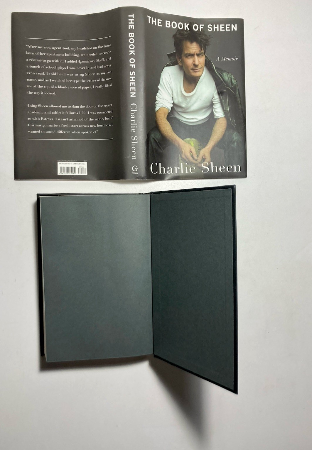CHARLIE SHEEN “The Book of Sheen : A Memoir” SIGNED Hardcover First Edition 2025