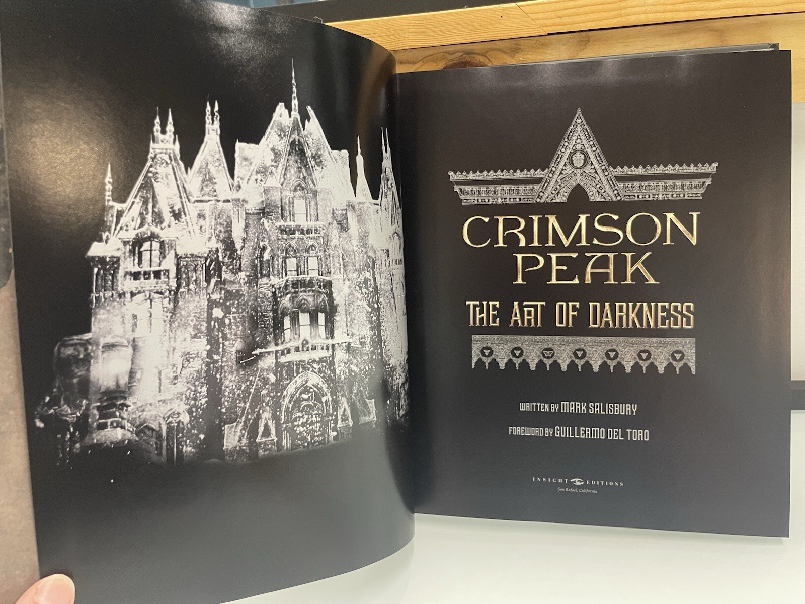 Crimson Peak: The Art of Darkness by Mark Salisbury w Inserts Guillermo Del Toro