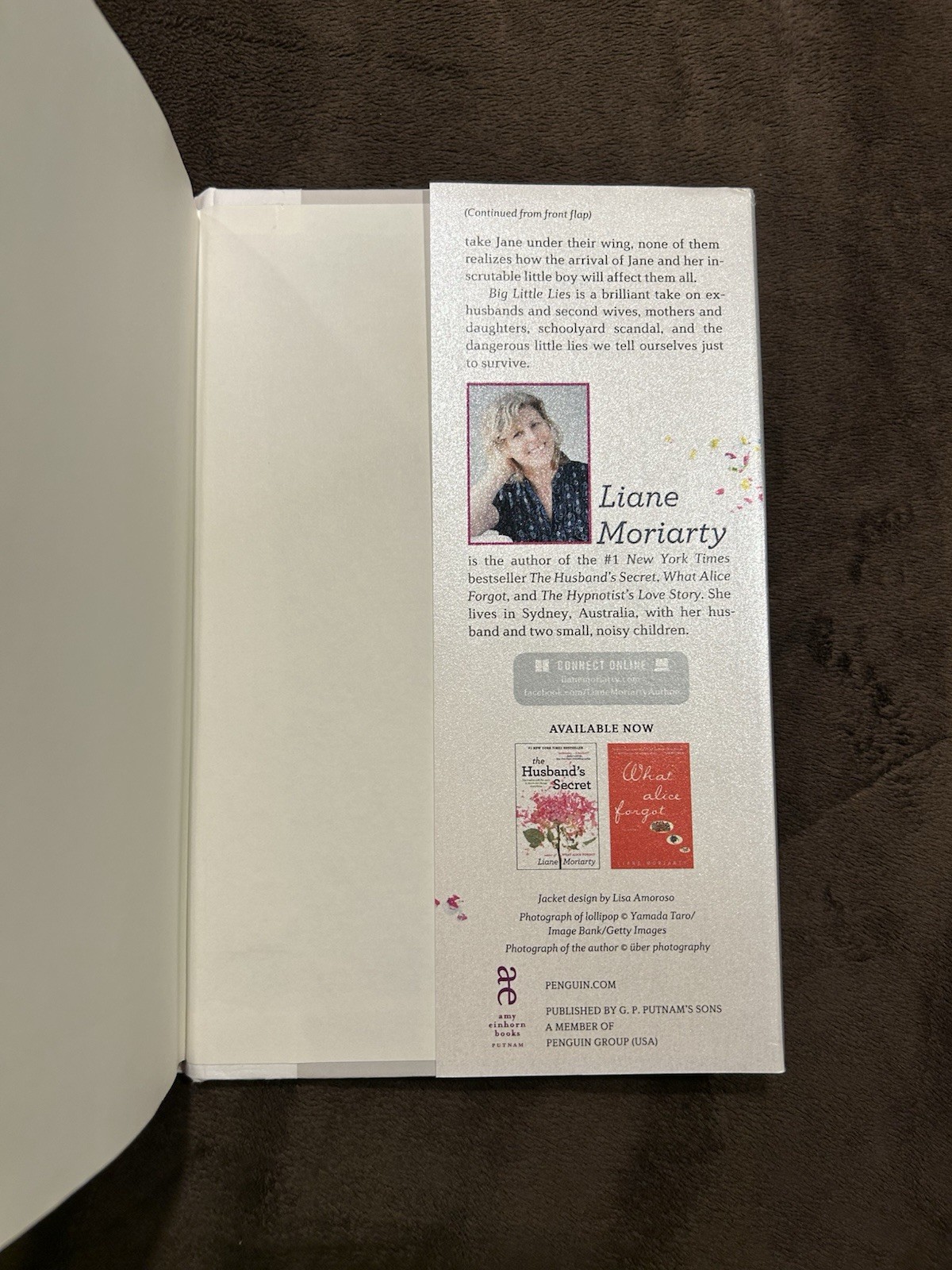 Big Little Lies Liane Moriarty SIGNED First Edition First Printing