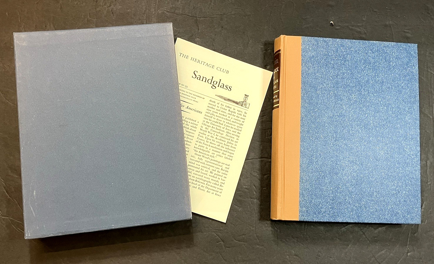 Main Street Sinclair Lewis 1970 Heritage Club HC Book Slipcase Sandglass