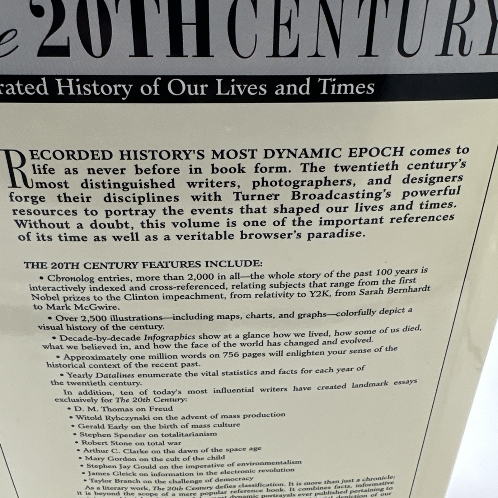 Millennium Edition The 20th Century An Illustrated History Of Our Lives & Times