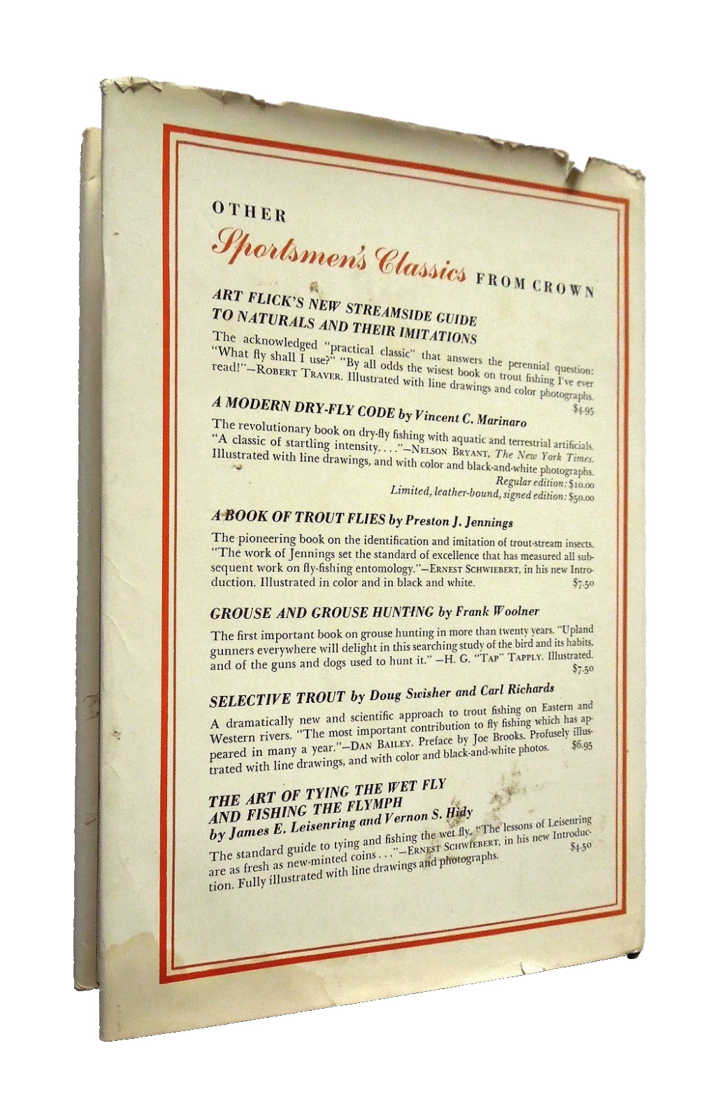 Fisherman’s Bounty – Nick Lyons (editor), 1971 hc w/dj, Crown Publishers Inc.