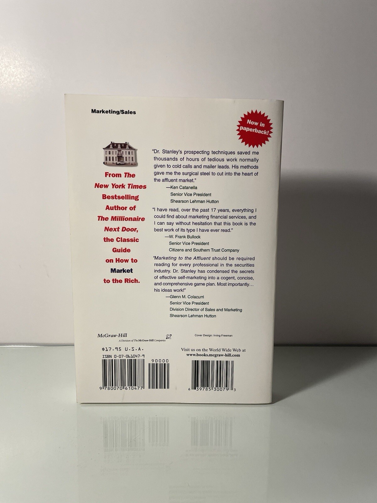 Marketing to the Affluent by Thomas J. Stanley (1988, Trade Paperback)