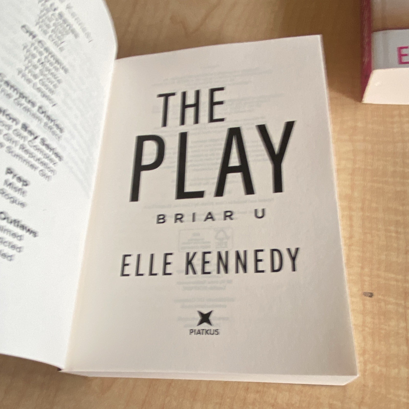 Elle Kennedy Briar U PB Lot: The Risk/The Chase/The Dare/The Play, Piatkus