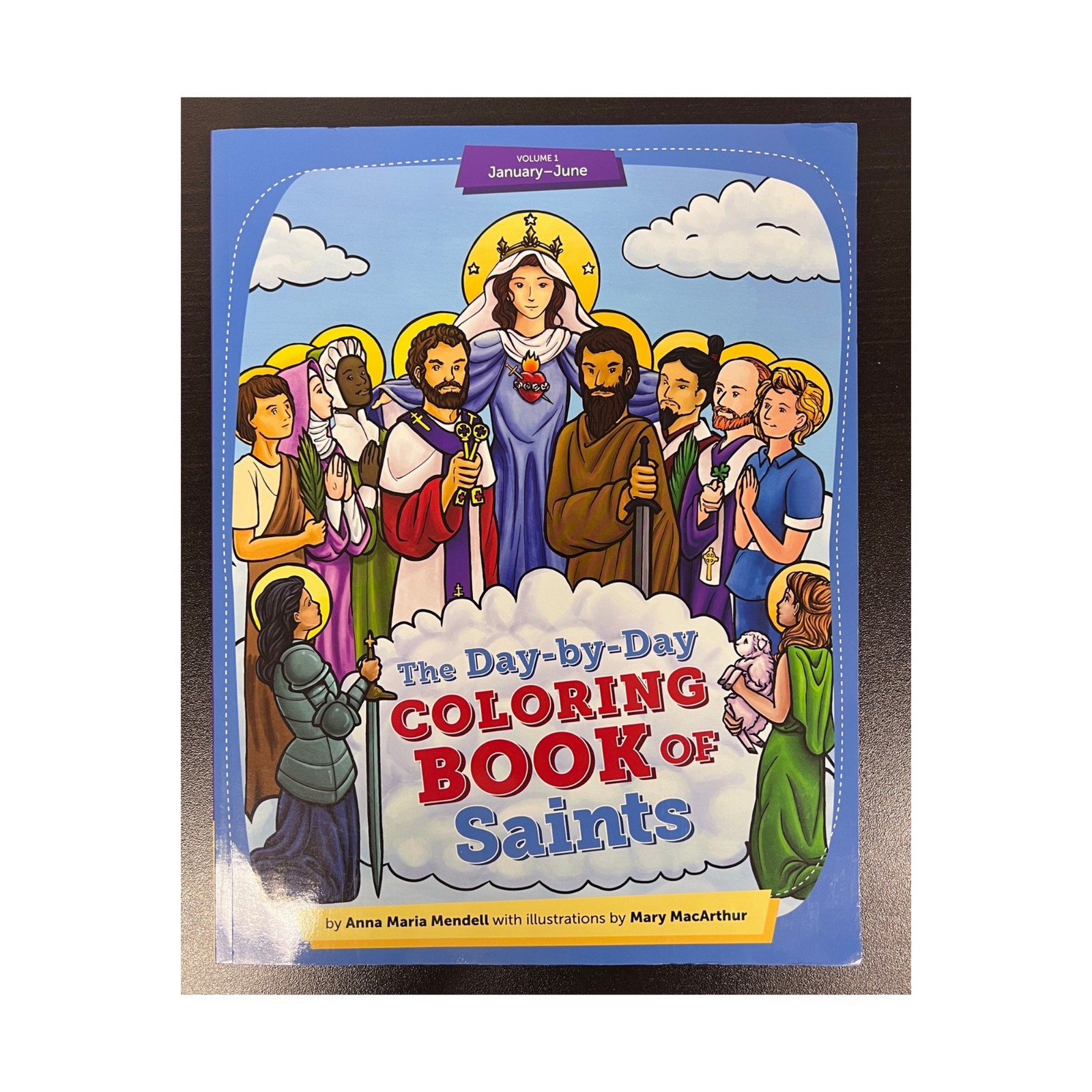 Sophia Institute Press: Coloring Book of Saints Vol 1, 372 pages, SOI8203