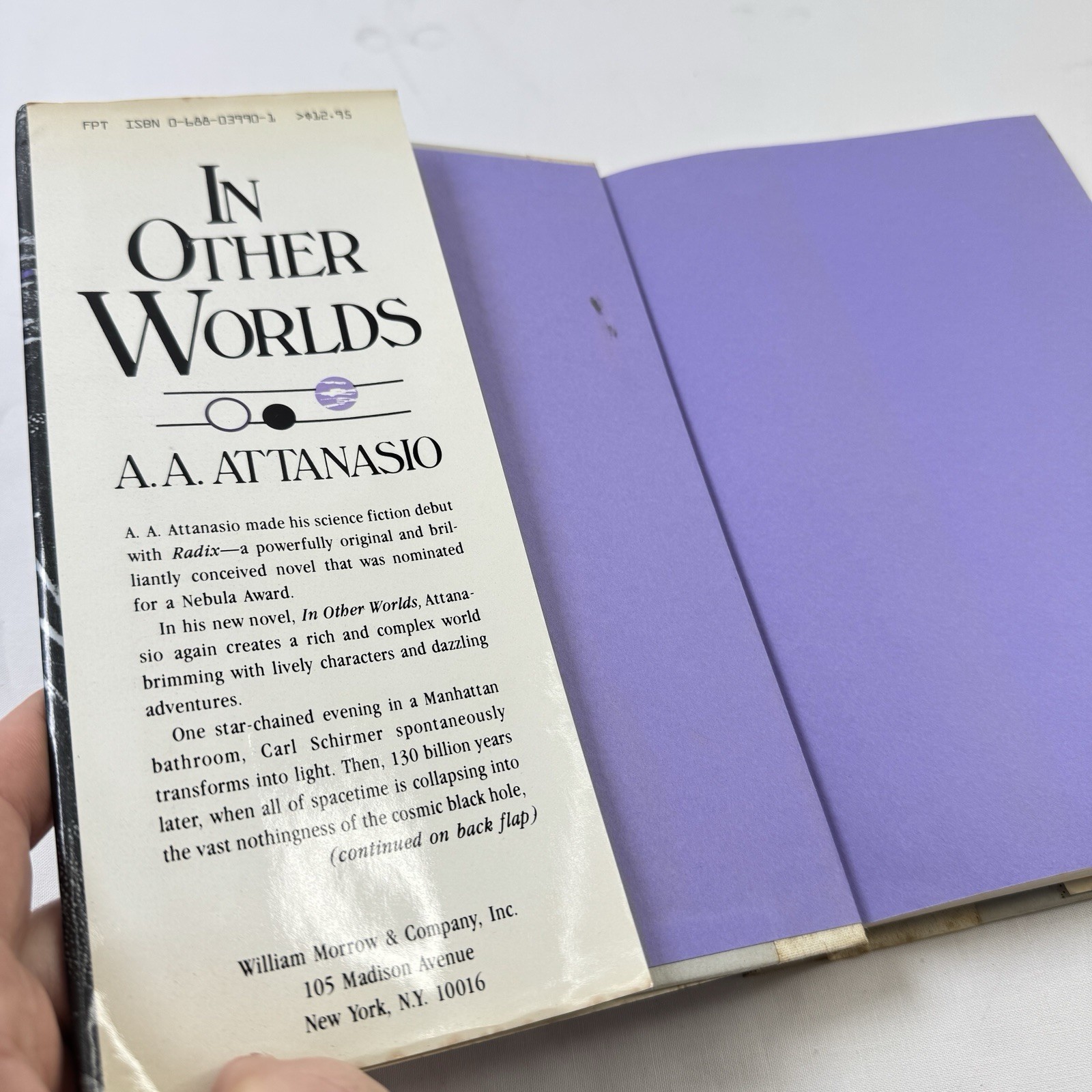 AA ATTANASIO 1st Ed Book Lot BEASTMARKS In Other Worlds RADIX William Morrow