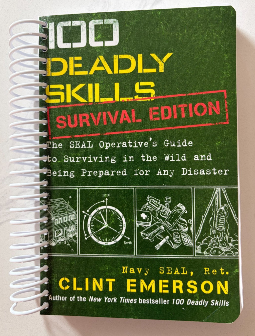 100 Deadly Skills 3 Book Lot Spiral Bound Paperback Brand New Clint Emerson