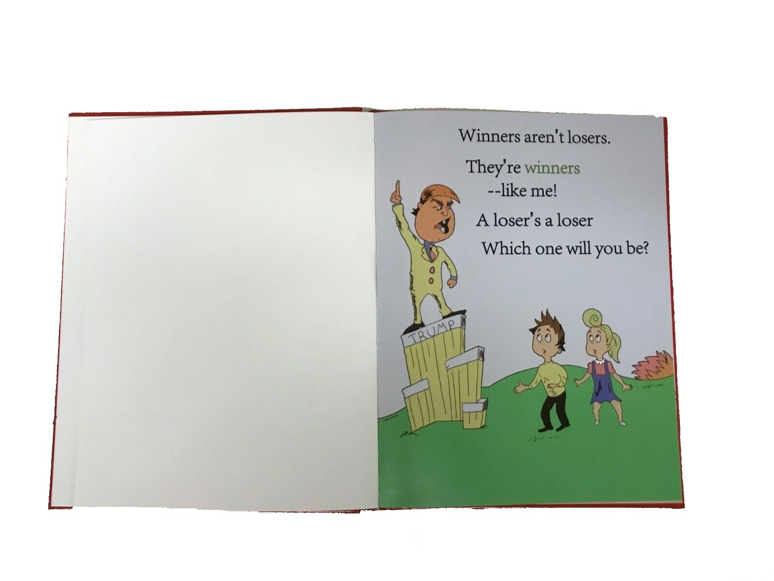 Hardcover Winners Aren’t Losers Donald Trump Children’s Book