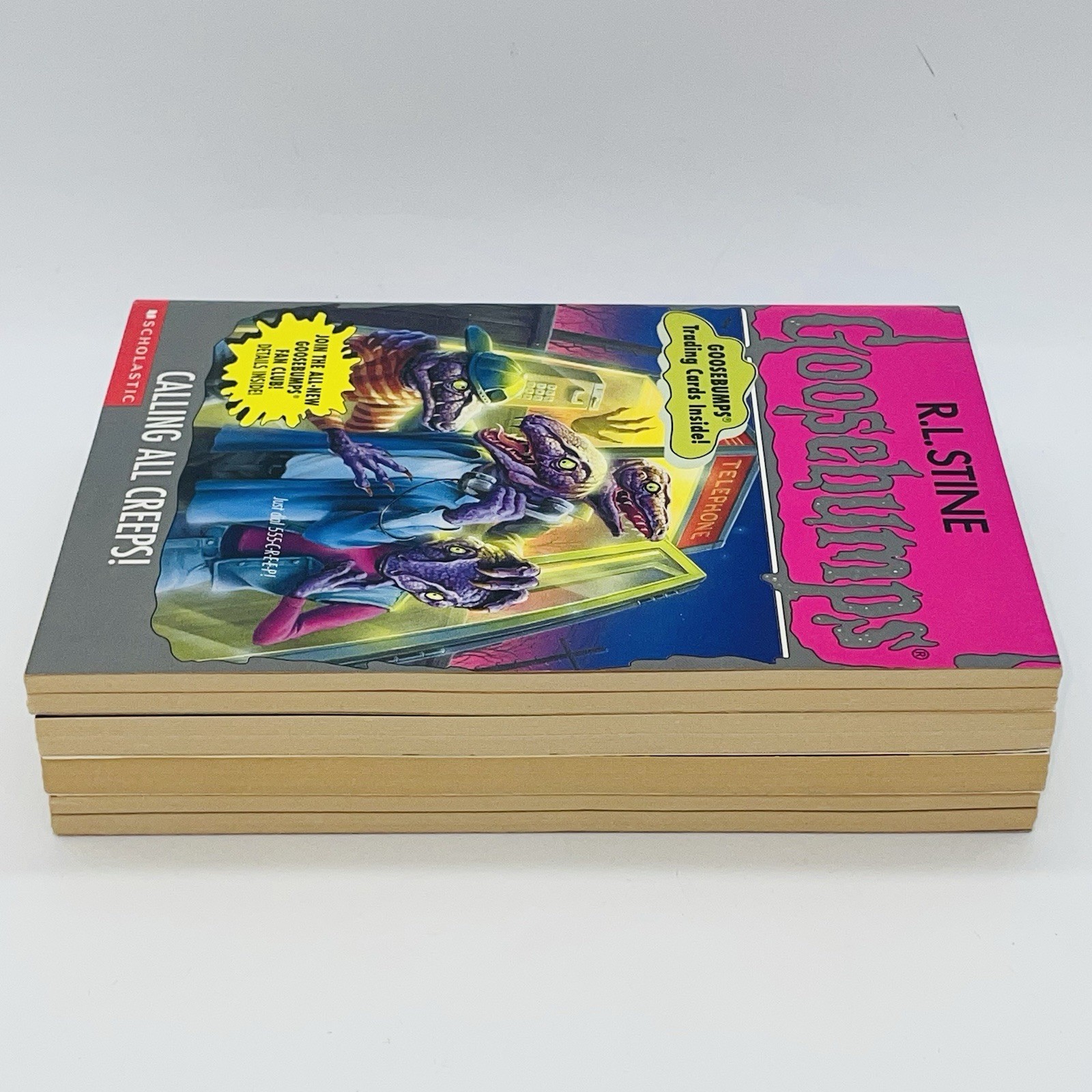 RL Stine Goosebumps Books 49-52 Lot Boxed Set Vampire Breath Calling All Creeps