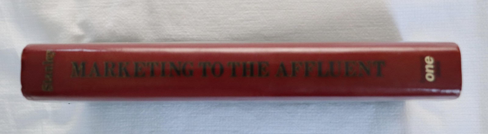 SIGNED✍️Marketing To The Affluent🔴Thomas J Stanley💵Business 1 Irwin📓HCDJ Book