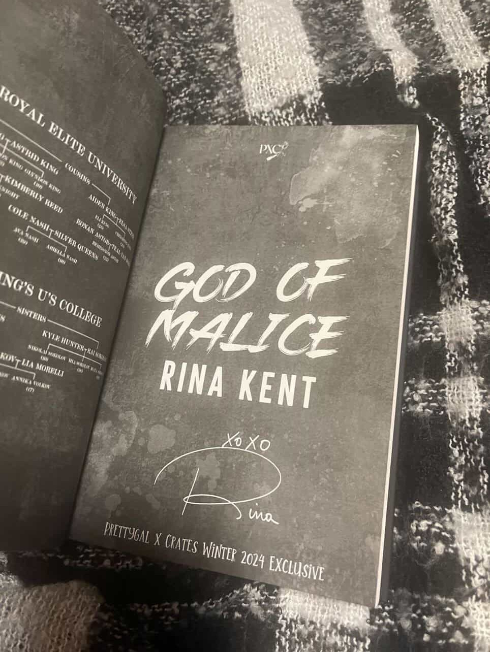 Rina Kent God Of Malice PxC Prettygal x Crates