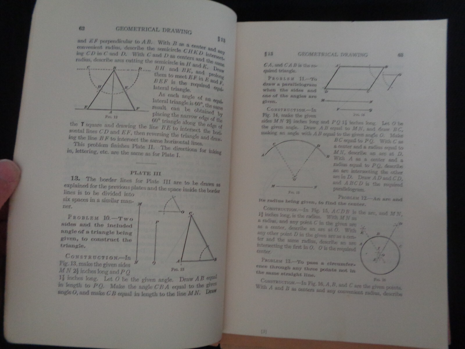 1927 Vintage Project Method Of Teaching Instruction Booklets Geometrical Drawing