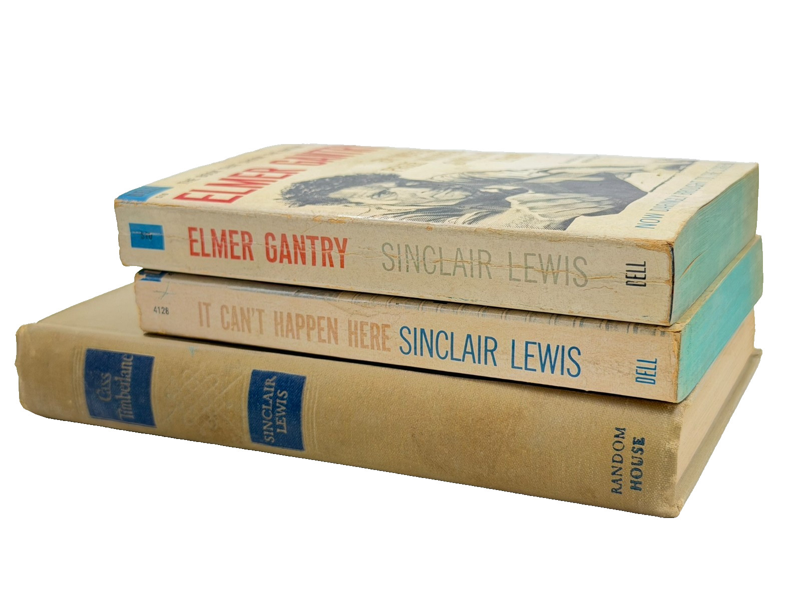 Sinclair Lewis Vintage Book Lot Elmer Gantry It Can’t Happen Here Cass Timberlan