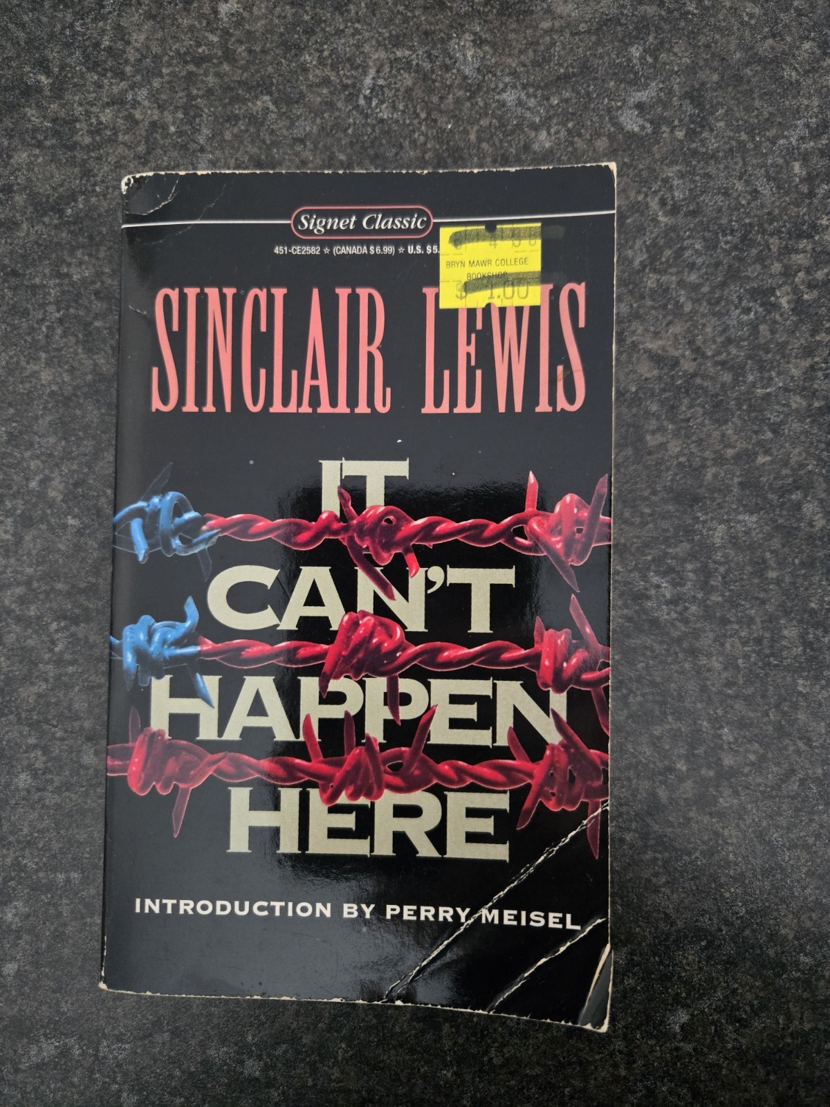 It Can’t Happen Here by Sinclair Lewis Gd+ Paperback 1993