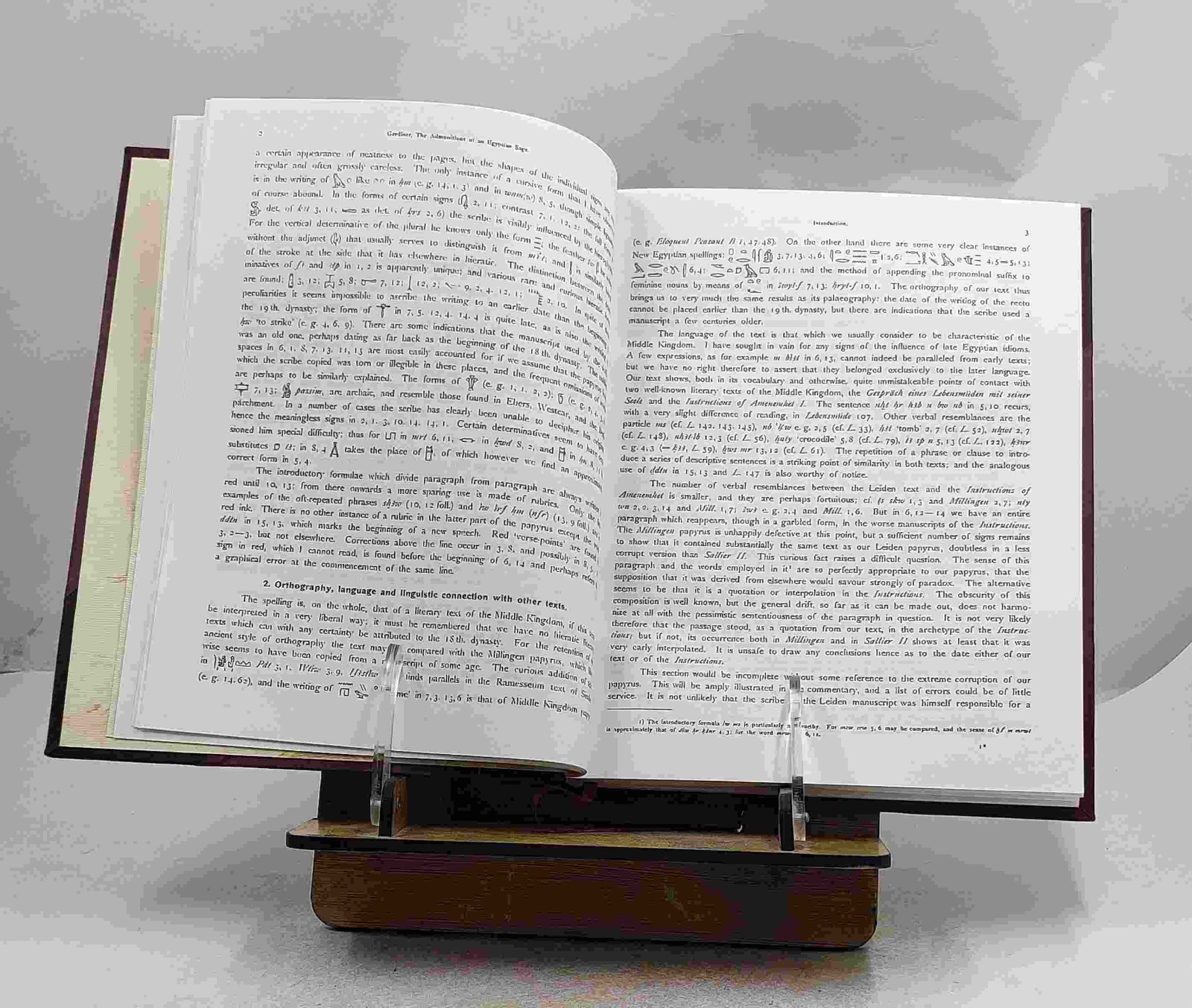 The admonitions of an Egyptian sage From a hieratic papyrus in [Leather Crafted]