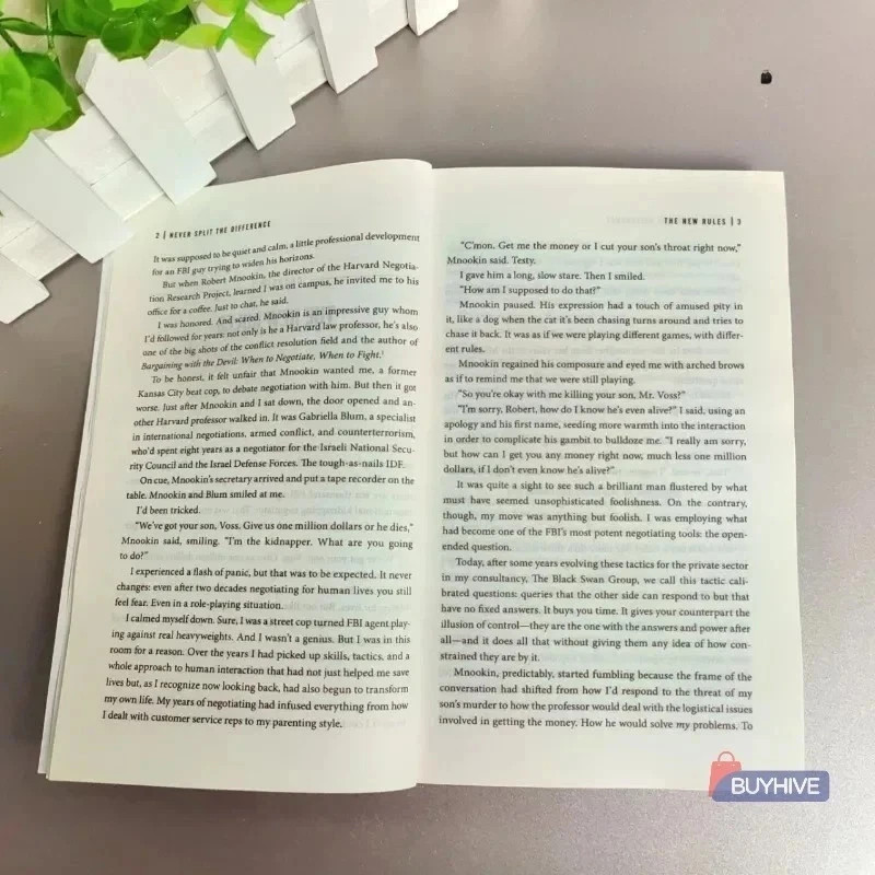 Never Split the Difference By Chris Voss Brand New Paperback
