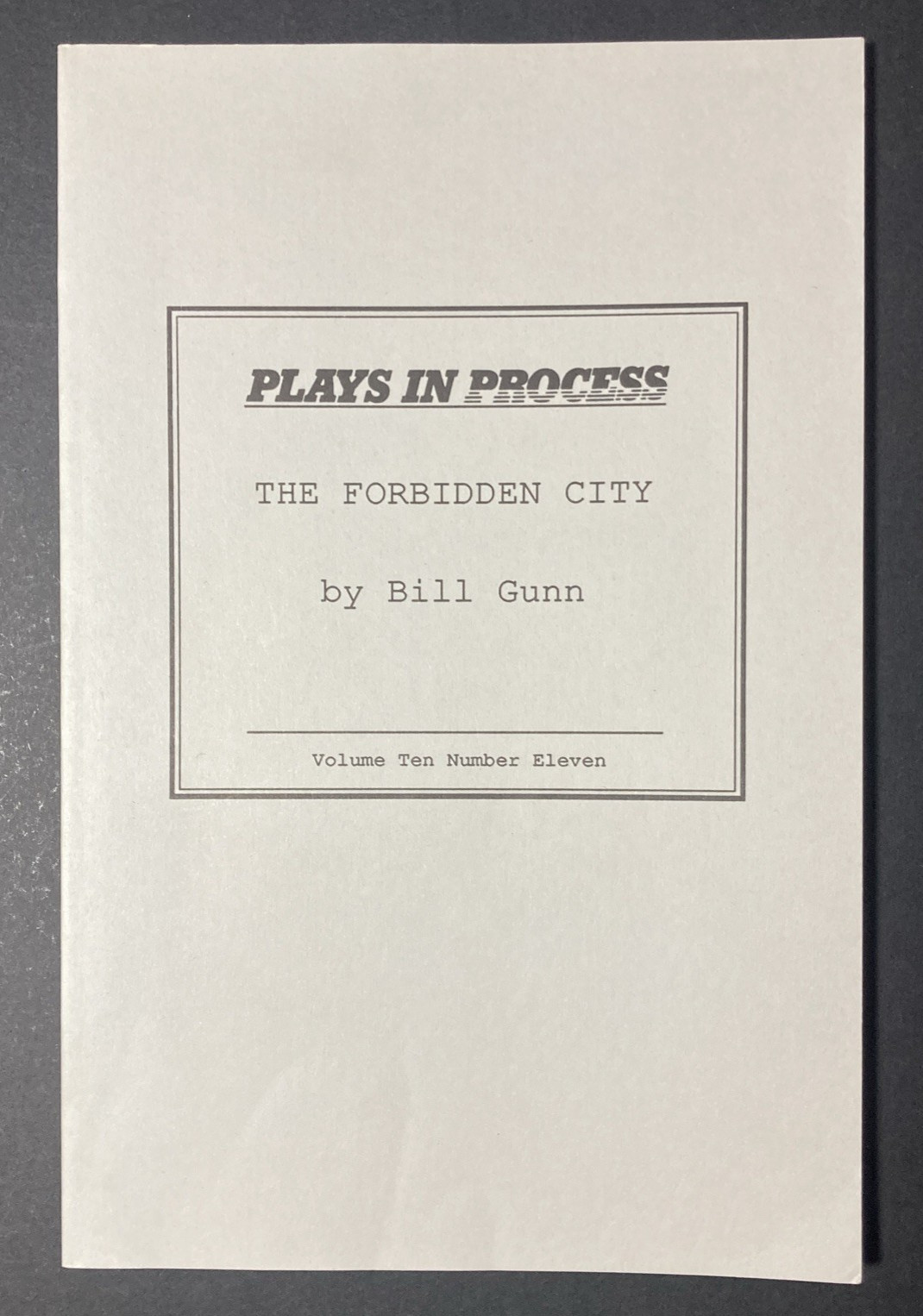 Lot Of 11 Issues | Plays In Progress | Theatre Communications Group