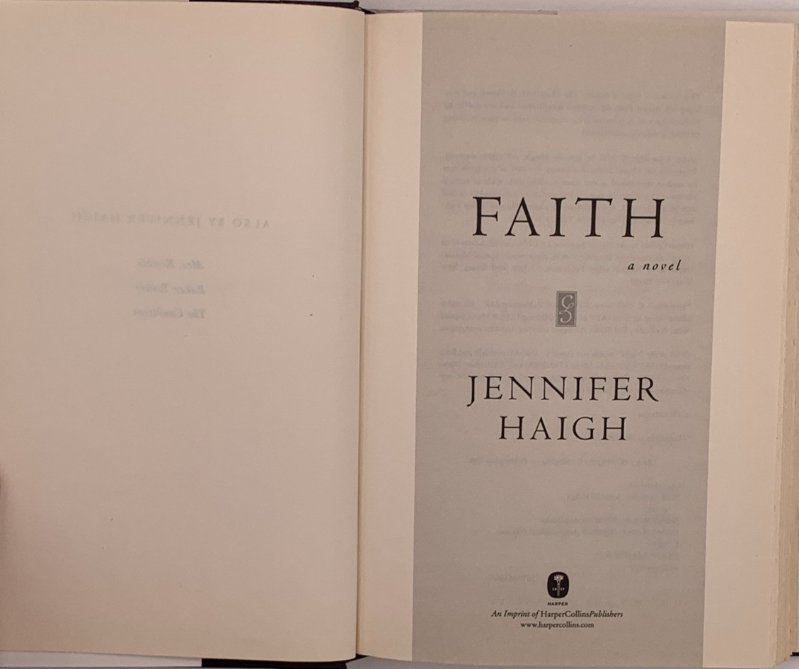 Lot of 4 Hardcover Books by Jennifer Haigh, 2005-2013, B161