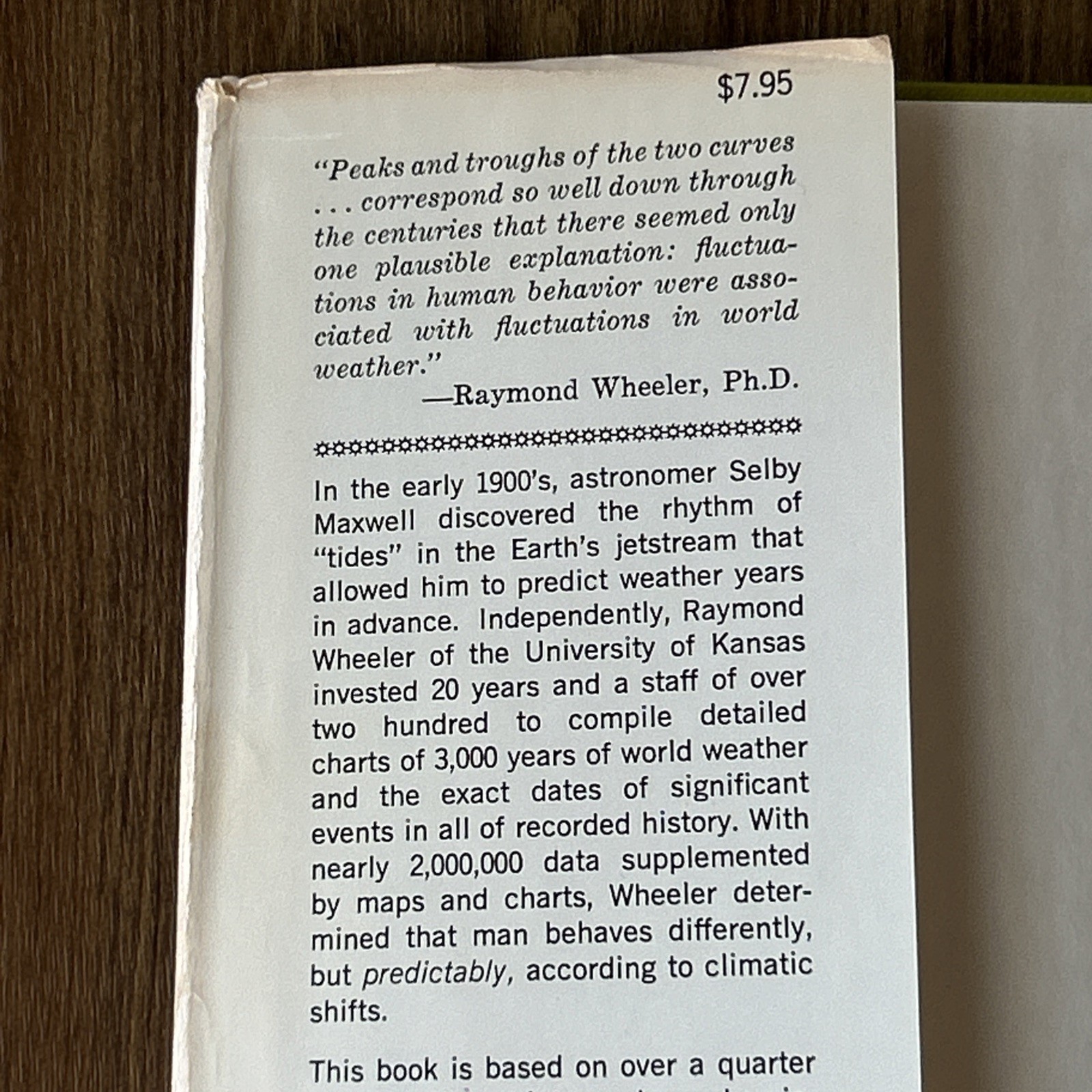 A Roadmap of Time Maxwell/Wheeler Weather-Energy Brad Steiger Vintage Hardcover