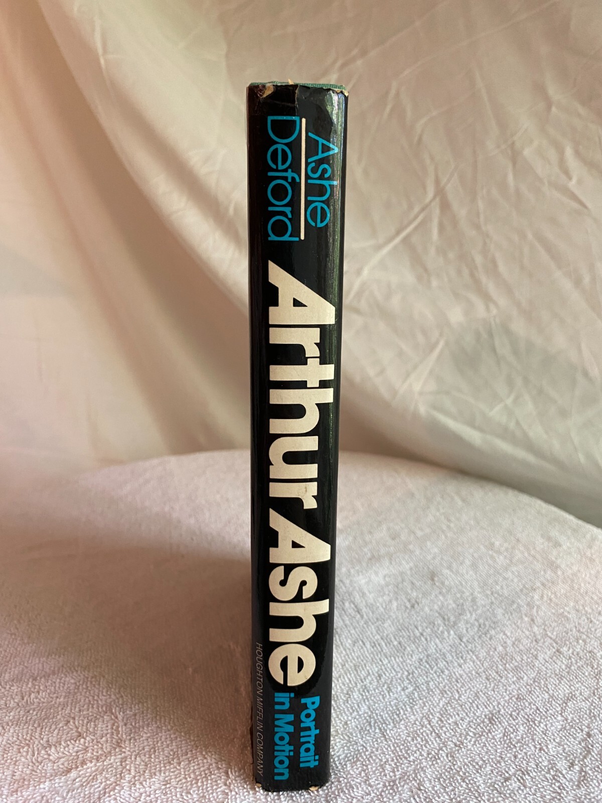 ARTHUR ASHE PORTRAIT IN MOTION 1975 Hardcover w/Frank Deford 272 pages good cond