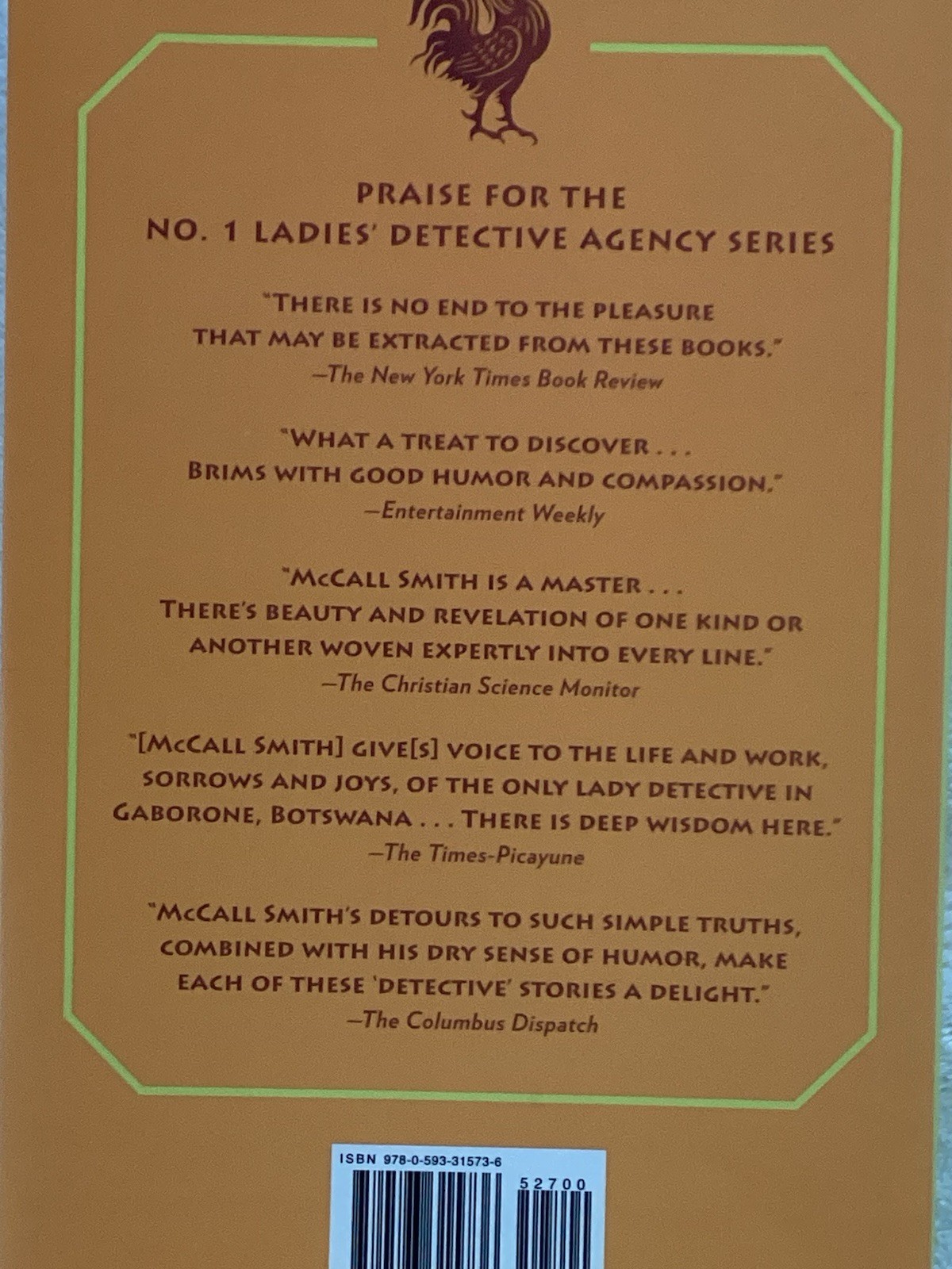 14 Books:AlexanderMcCall Smith, The No.1 Detective Series, See Descrip For Title
