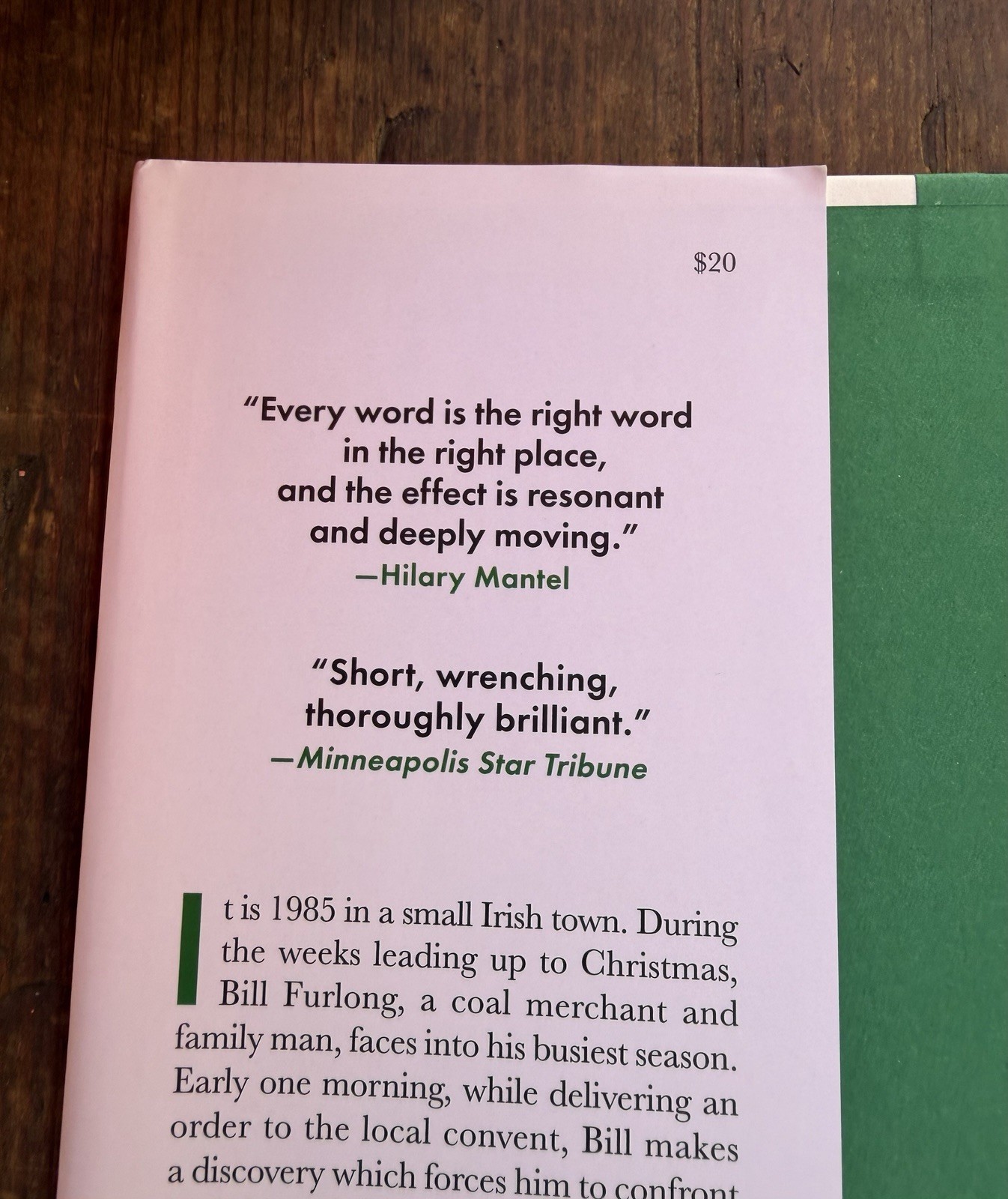 Small Things Like These by Claire Keegan (2021, Hardcover)