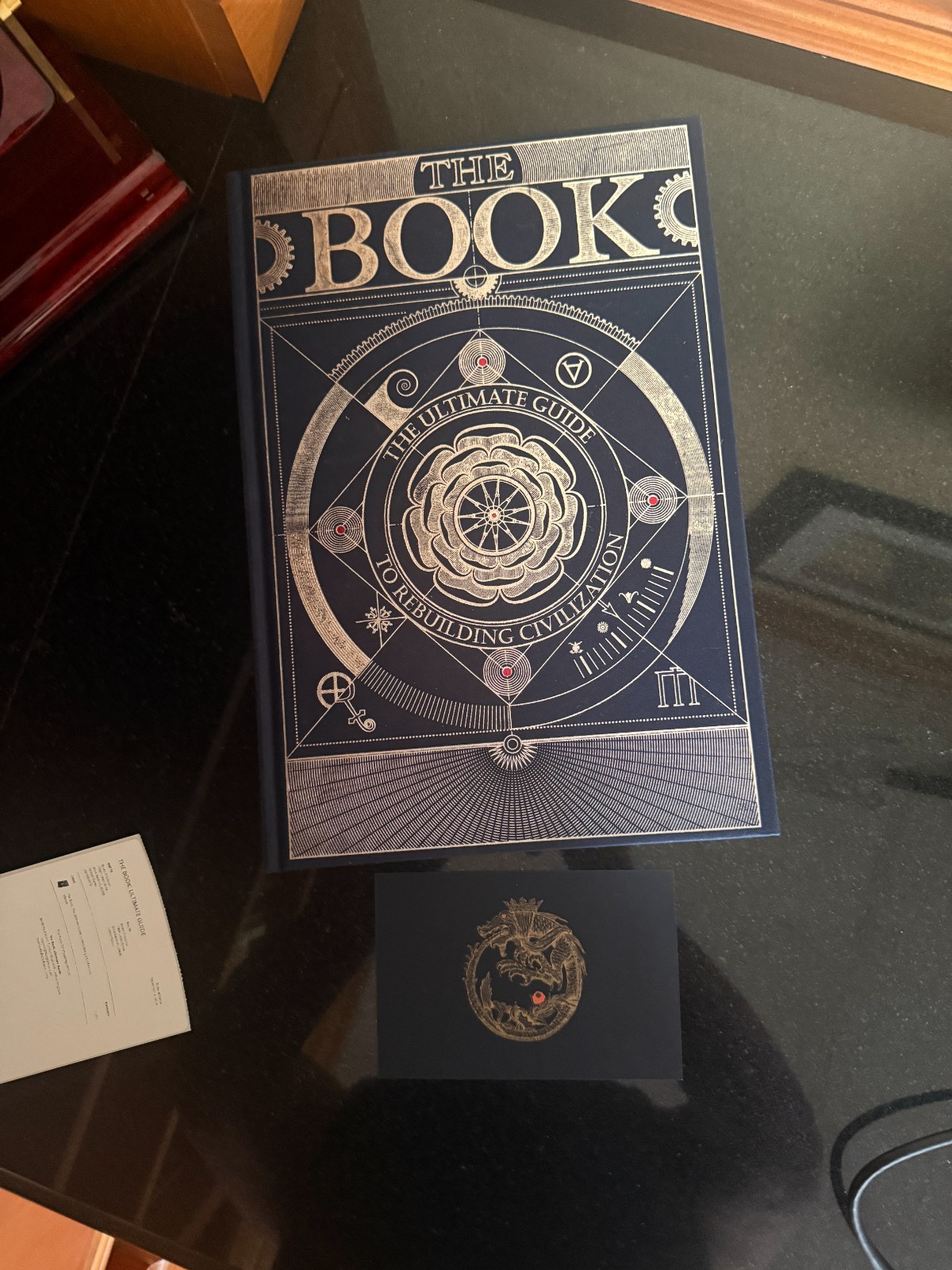 The Book. The Ultimate Guide to Rebuilding a Civilization. Hardcover. Brand New.