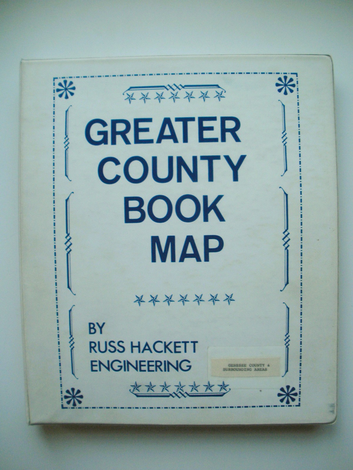 Michigan GREATER COUNTY BOOK MAP – 1998 Oakland & Genesee with 110 pages of Maps