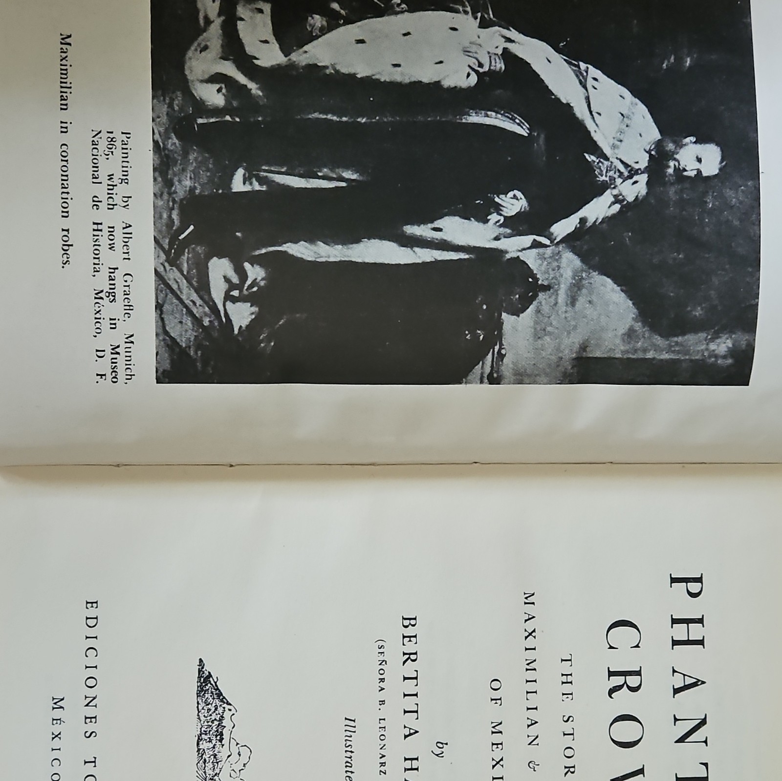 Phantom Crown by Bertita Harding Illus 1st Ed Hardcover 1937