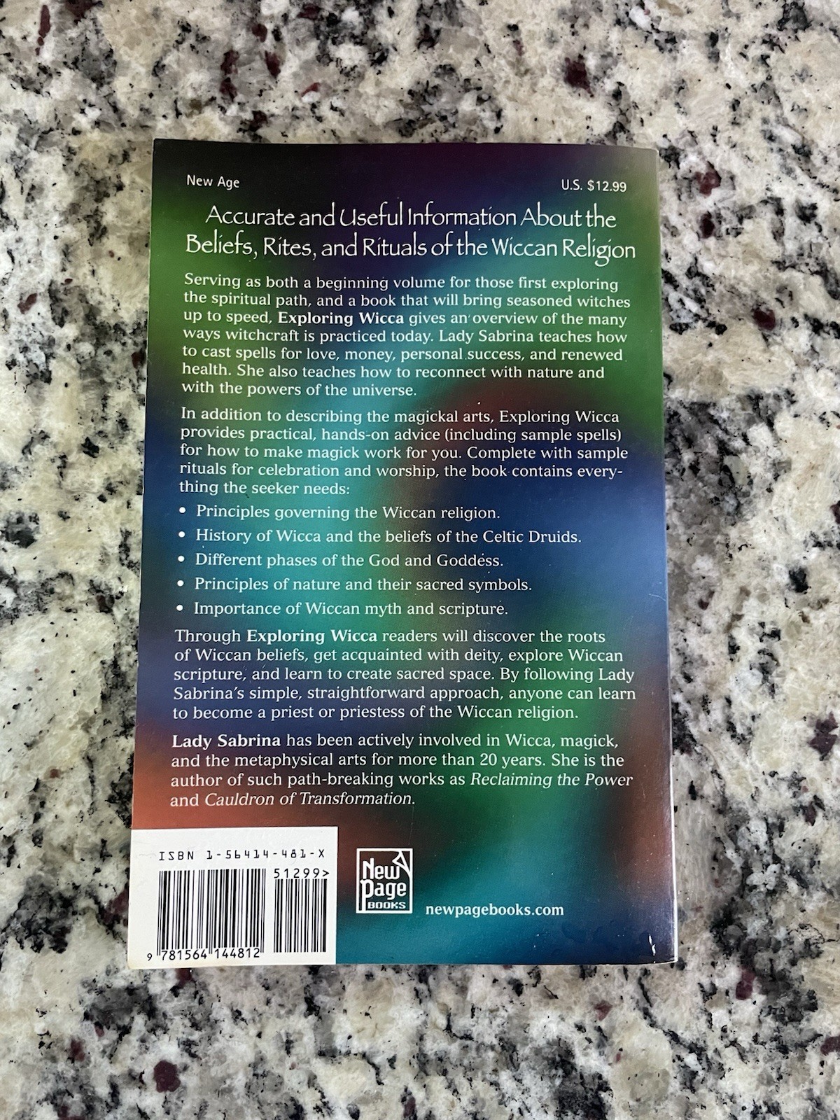 Exploring Wicca Beliefs, Rites & Rituals Lady Sabrina Exploring Ser 2000 PB