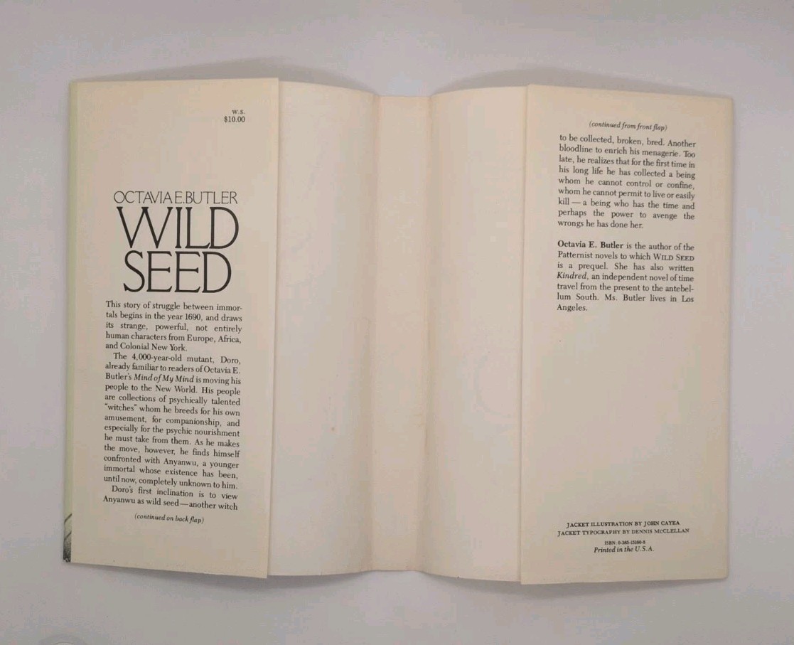 Wild Seed by Octavia E. Butler (1980, Doubleday Books)