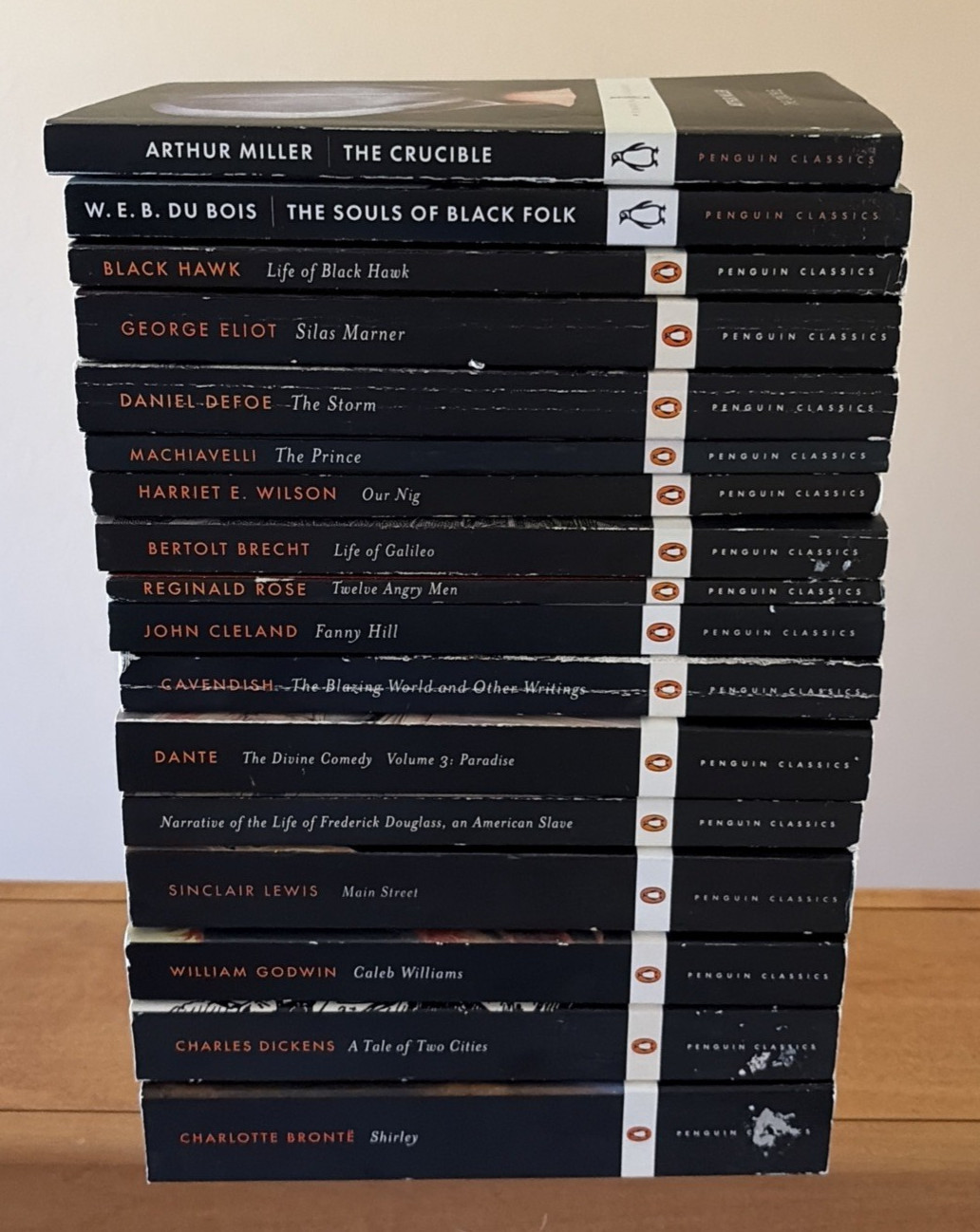 Lot Of 17 Penguin Classics Paperback Du Bois, Dante, Sinclair Lewis *VERY GOOD*