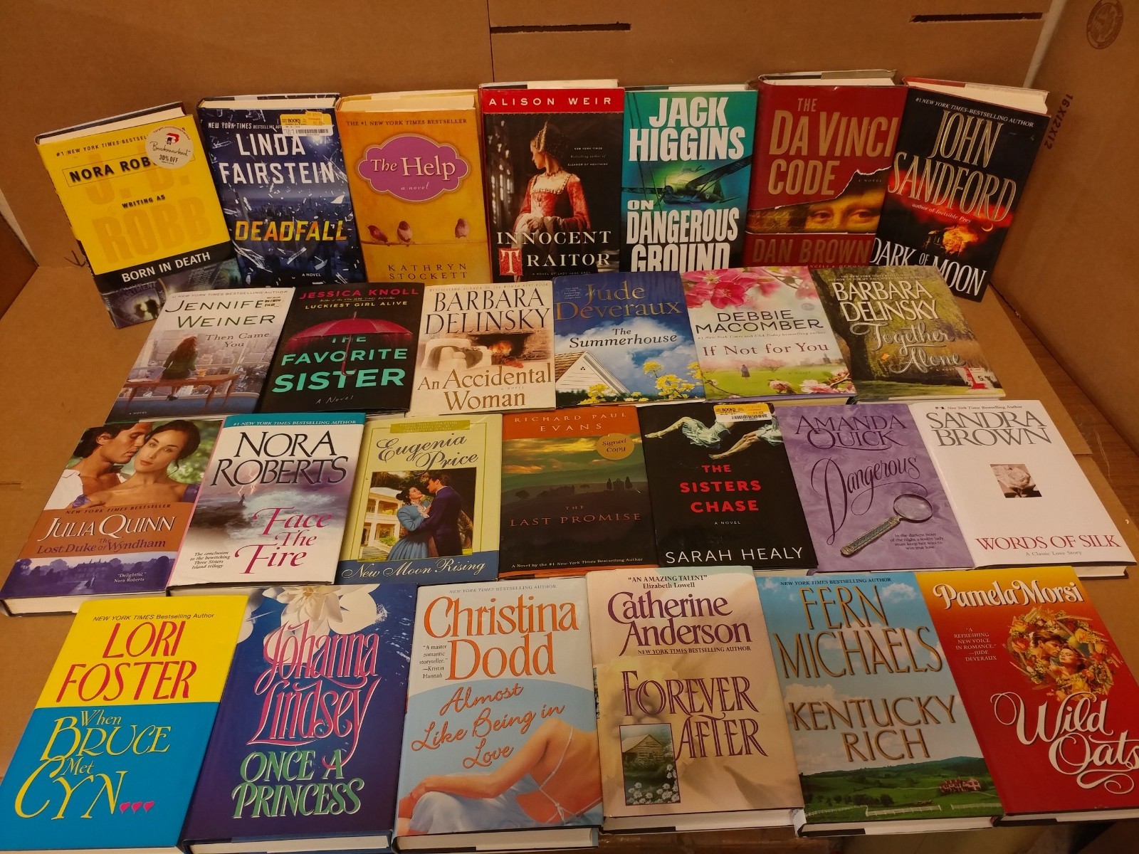 Lot of 10 Pounds Hardcover INSTANT COLLECTION GENERAL FICTION Book MIX GENRE SET