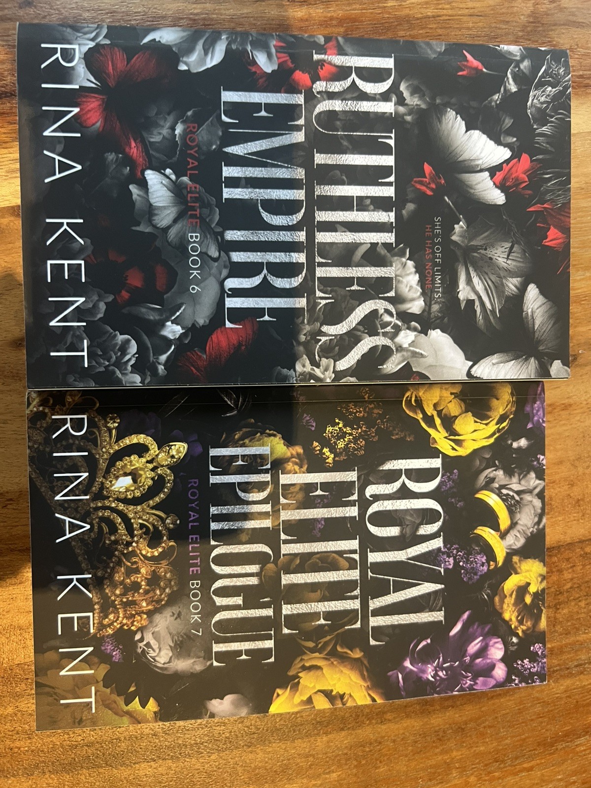 RINA KENT Royal Elite Complete Series Set of 8 Original Paperbacks