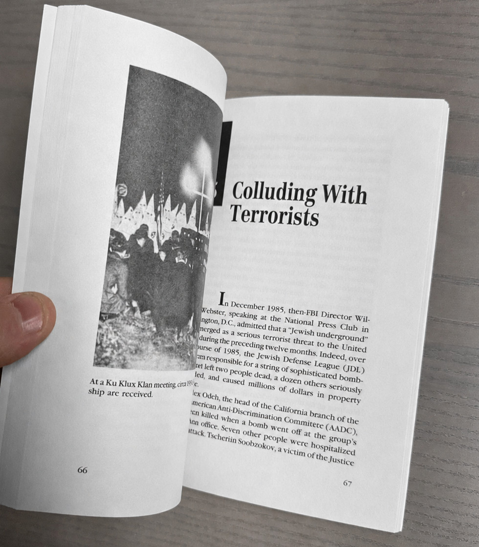 The Ugly Truth About the ADL 1992 EIR Larouche BRAND NEW REPRINT