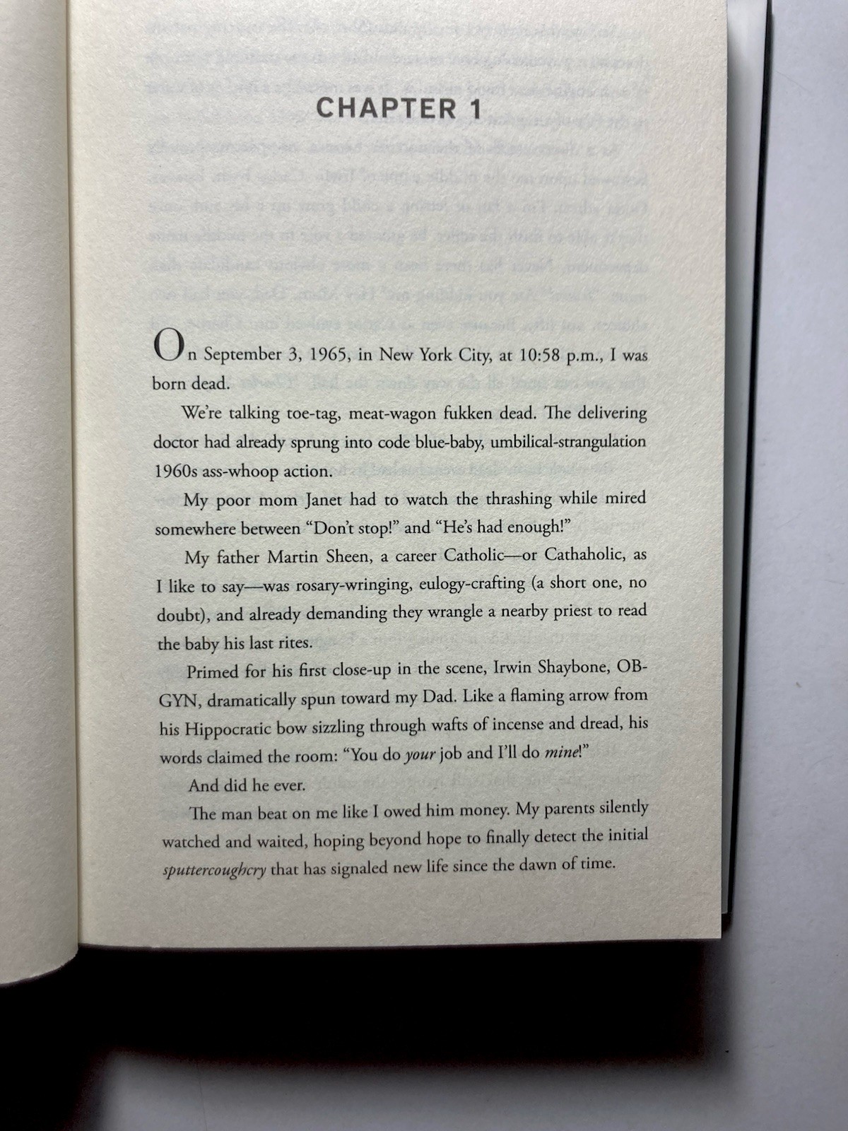 CHARLIE SHEEN “The Book of Sheen : A Memoir” SIGNED Hardcover First Edition 2025