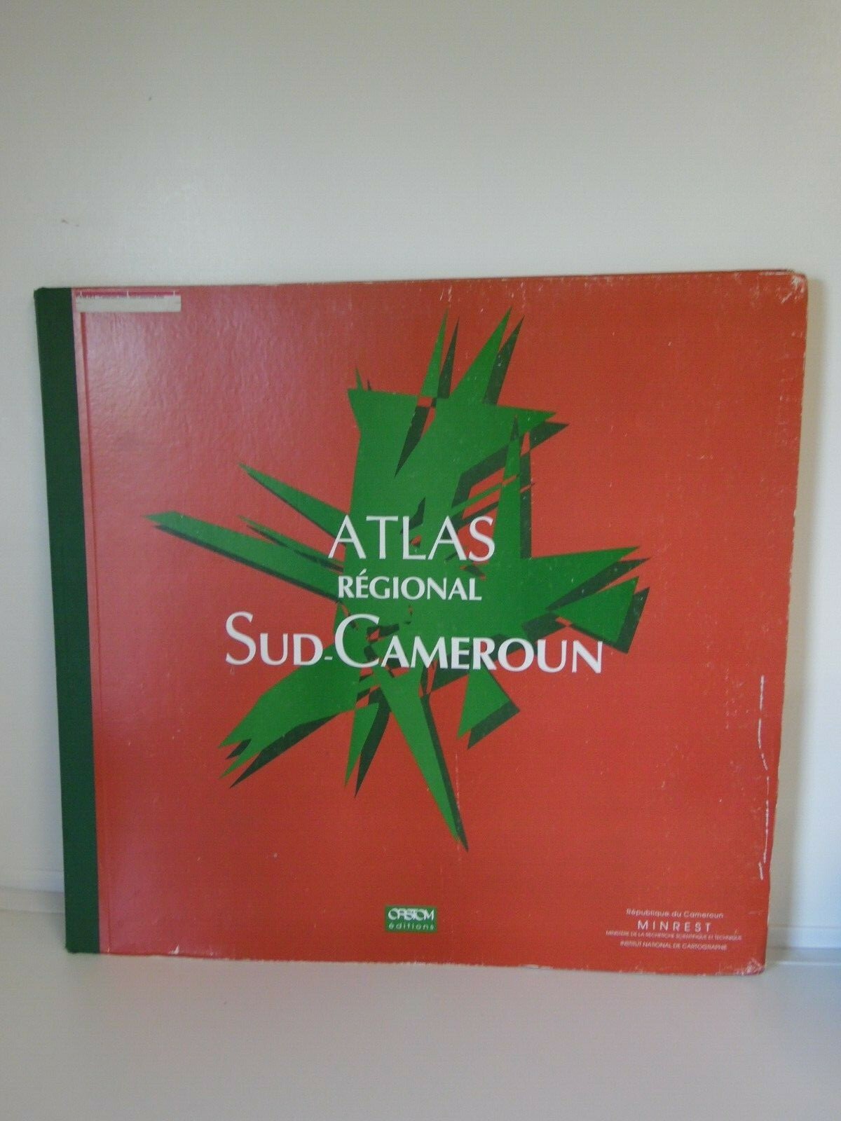 atlas regional sud cameroun ORSTOM editions 1995 written in french