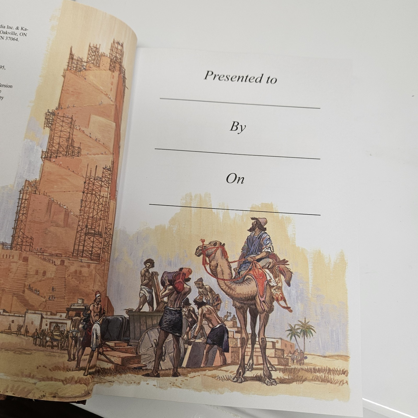 Children’s Bible for Kids HMG Press Hardcover Book Holy Word Jesus Christian EUC