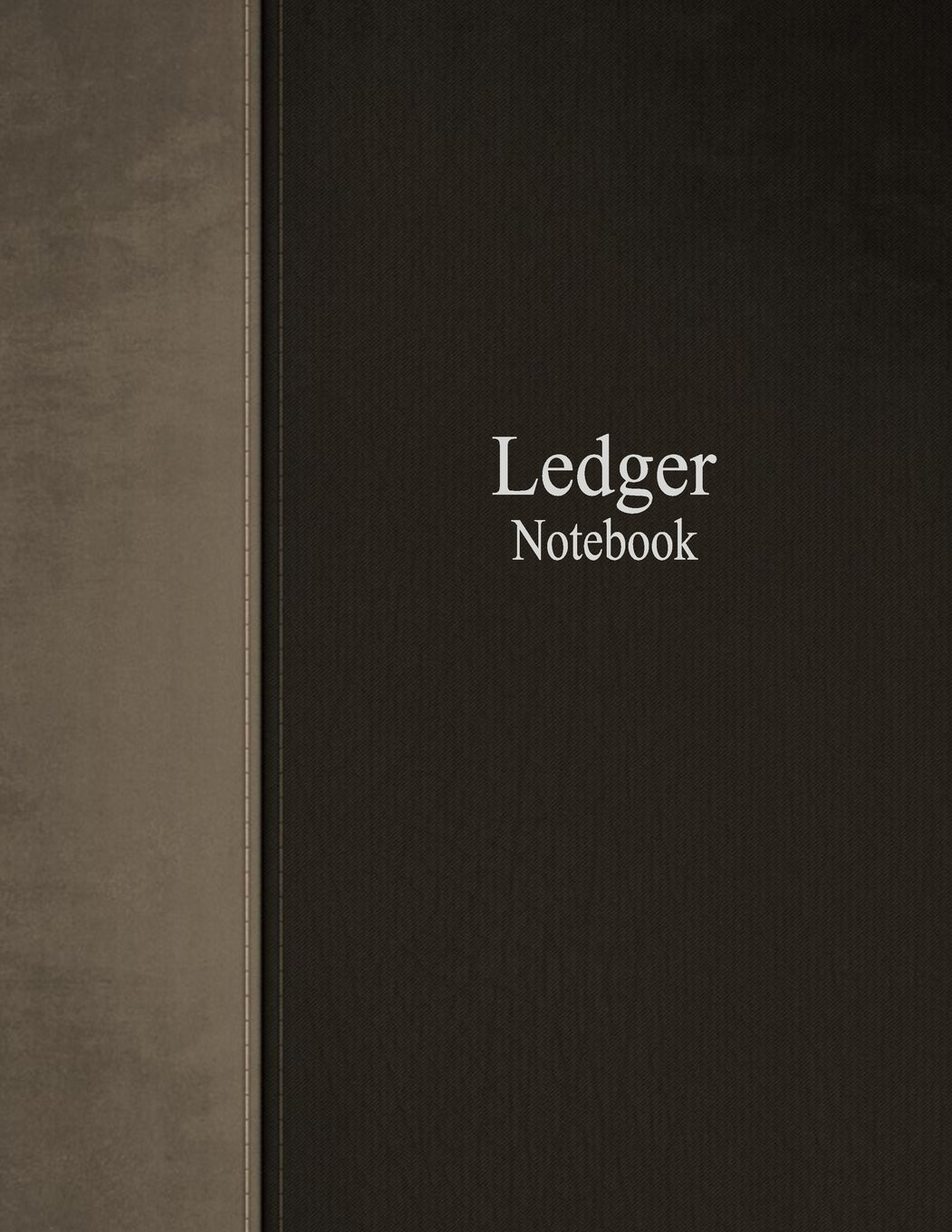 Ledger Notebook: Columnar Ruled Ledger, 3 Columns, 8.5X11 Inches, 100 Pages