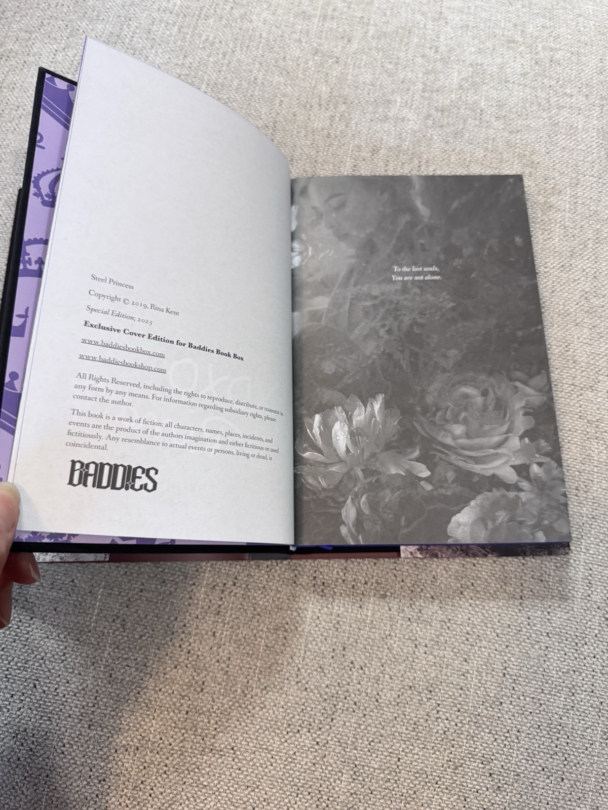 Steel Princess By Rina Kent Baddies Book Box Special Edition Royal Elite Series