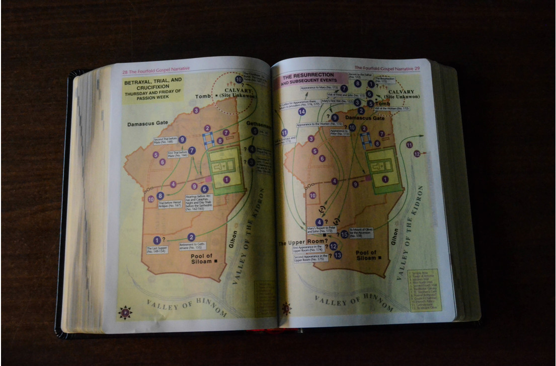 The Mission KJV Color Study Bible with Ellen White Comments Large Print Leather