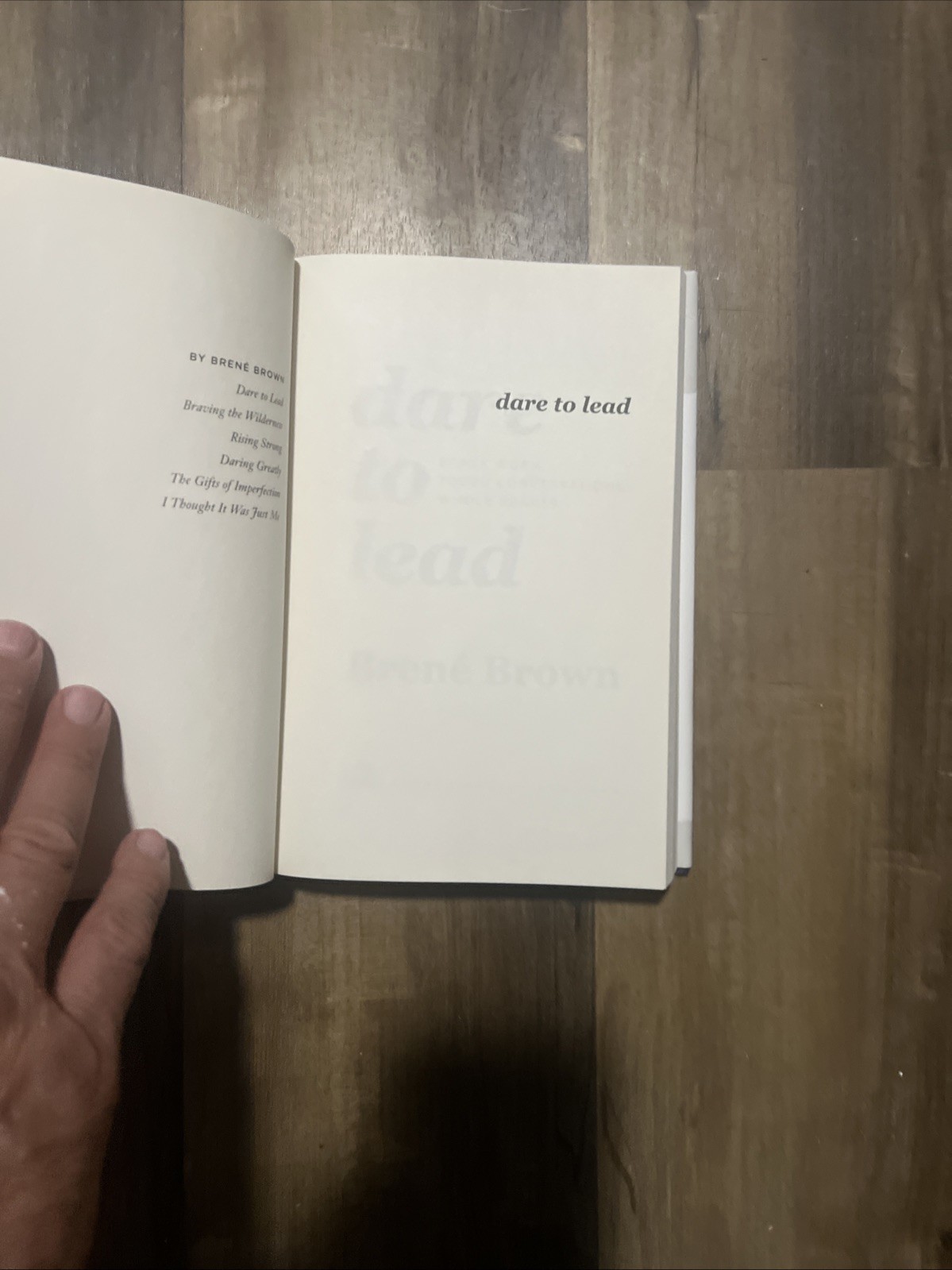 Dare to Lead – Brene Brown – English Hardcover Book – New