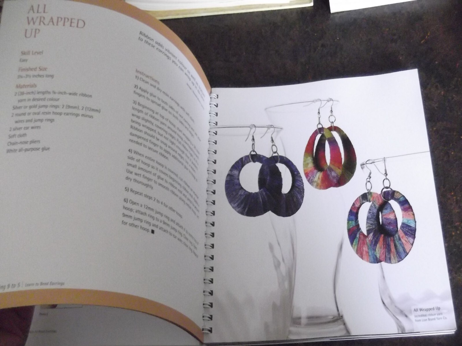 LEARN TO BEAD EARRINGS, 126pages,54 HOW TO MAKE PROJECTS, PAPERBACK ,AUST