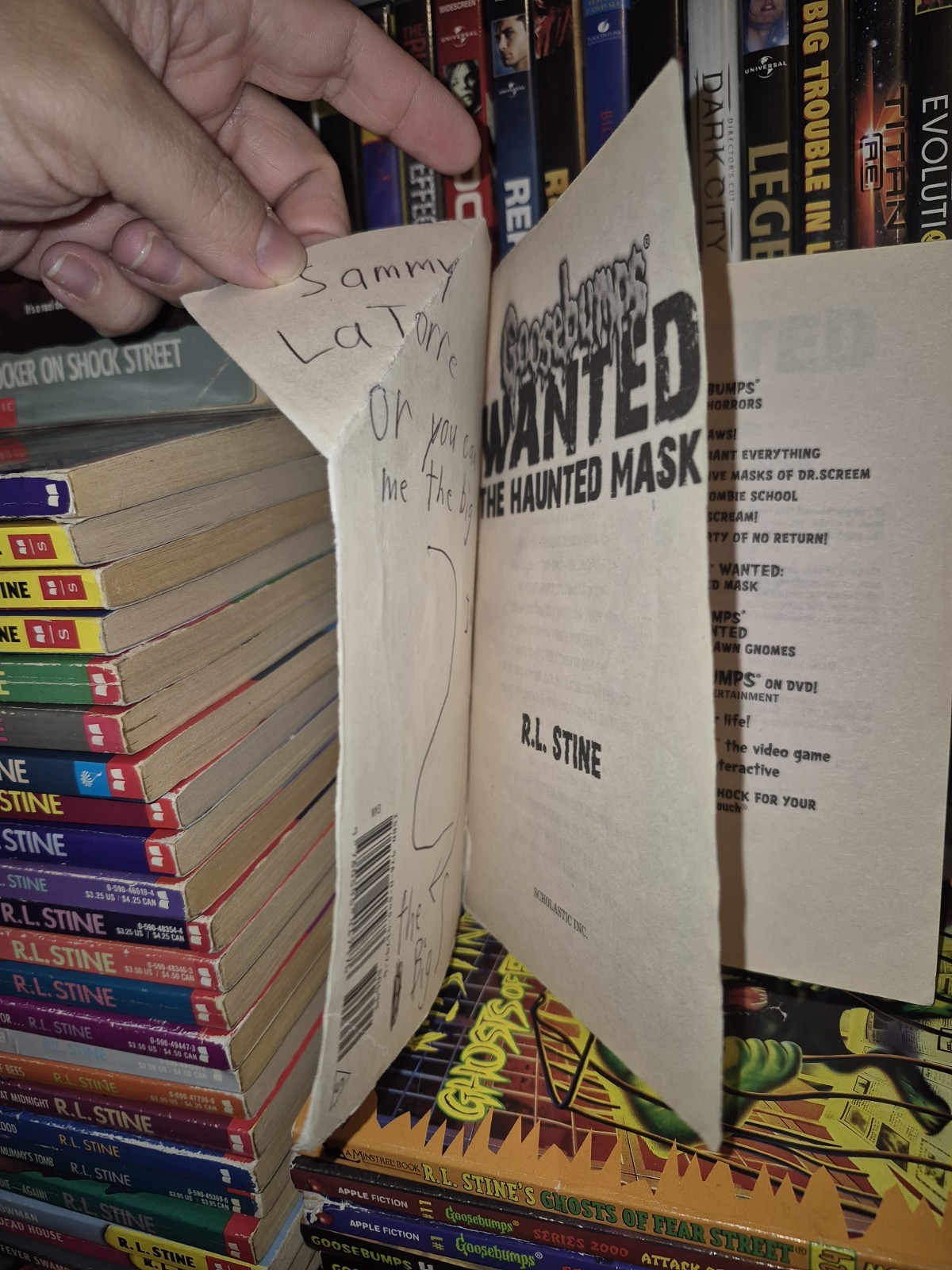 Goosebumps R.L Stine Apple Fiction Lot of 32 Scholastic Books Vintage 90s-2000s