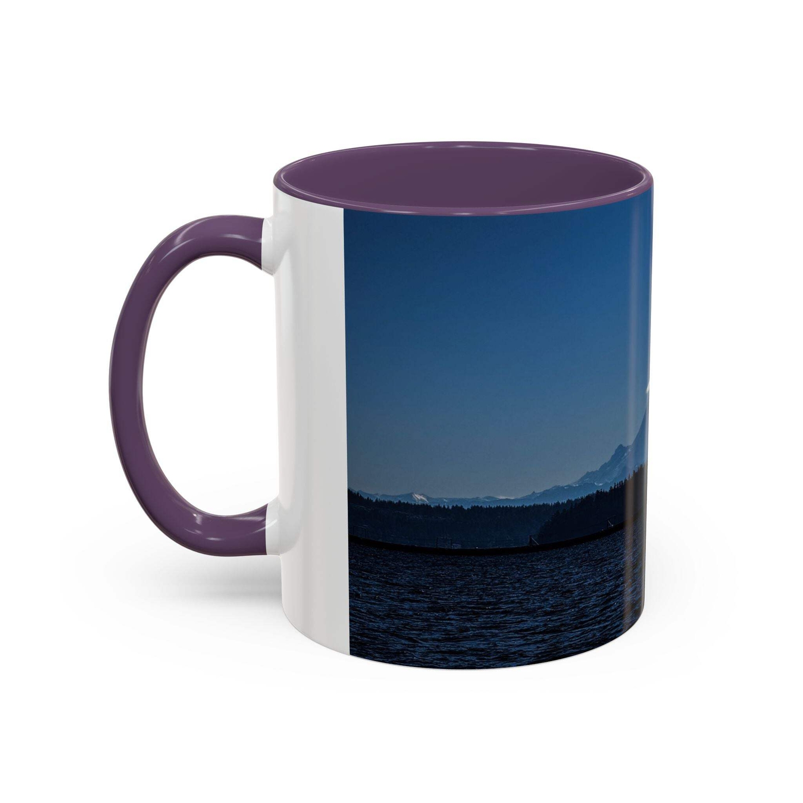 Scenic Mountain Accent Coffee Mug – 11oz & 15oz – Perfect Gift for Nature Lovers