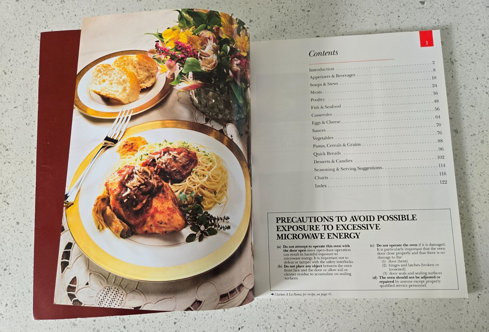 GE Microwave Cookbook 1998 – Very Good Condition – Soft Cover – 126 pages