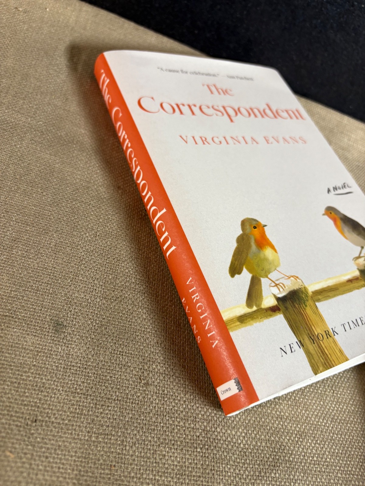 the correspondent virginia evans hardcover