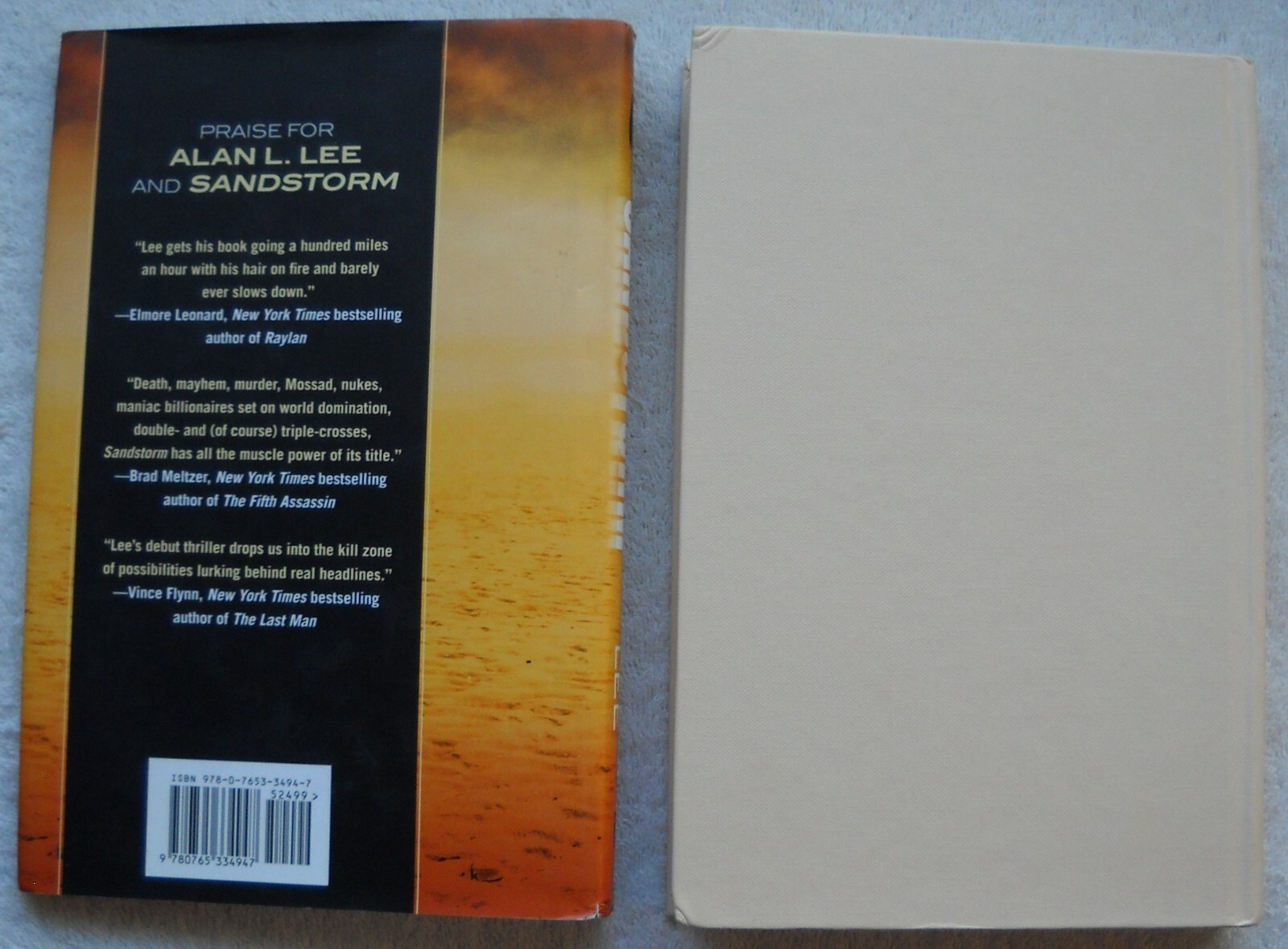 Signed Sandstorm by Alan L. Lee – 1st Edition, Hardcover, 2013
